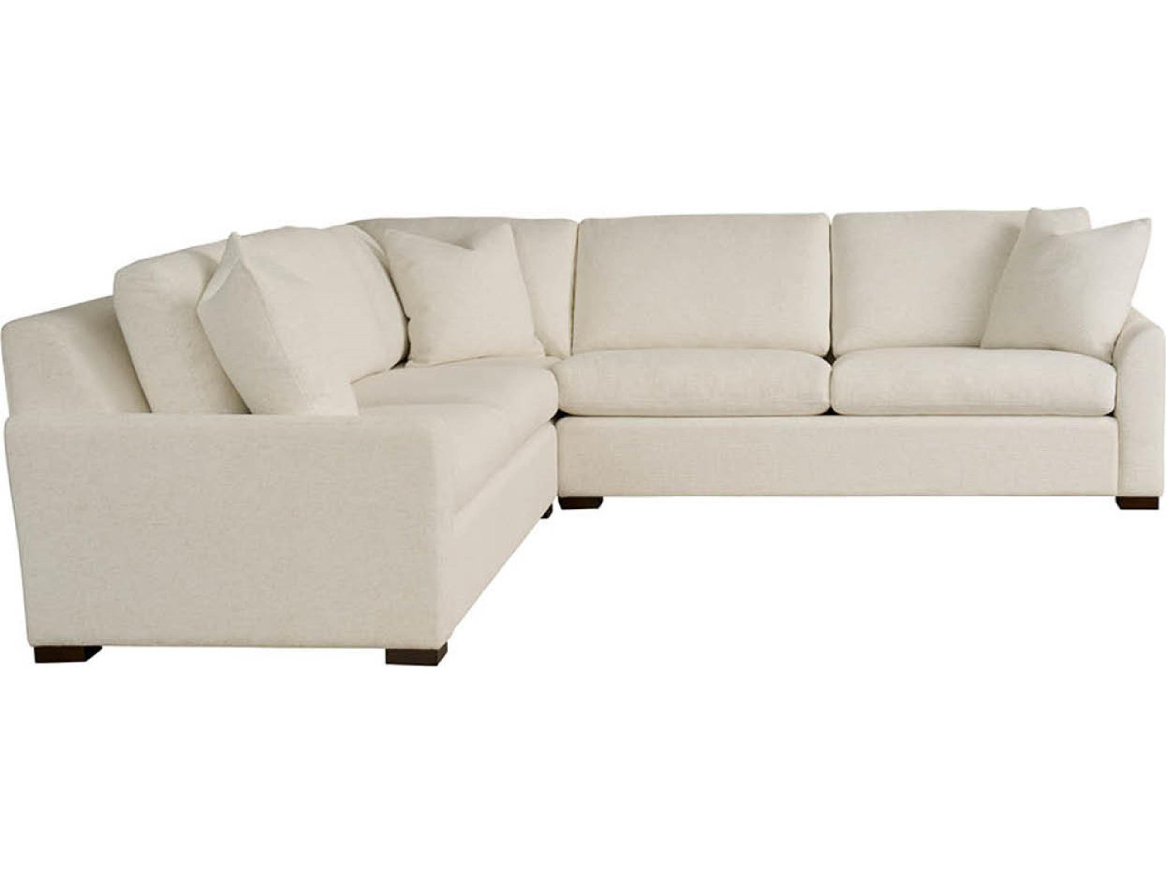 Universal Furniture Anna Cream Upholstered Sectional Sofa