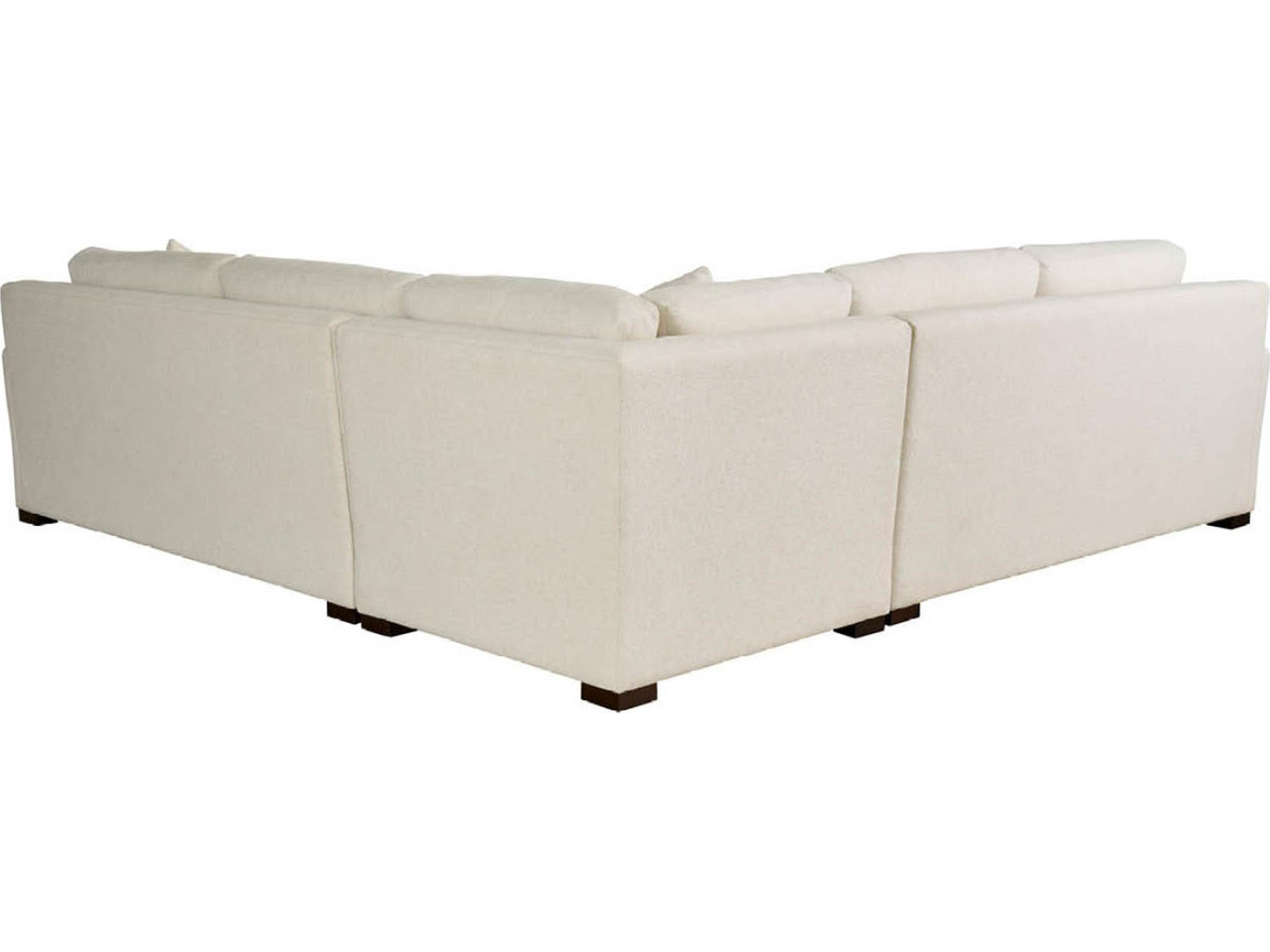Universal Furniture Anna Cream Upholstered Sectional Sofa