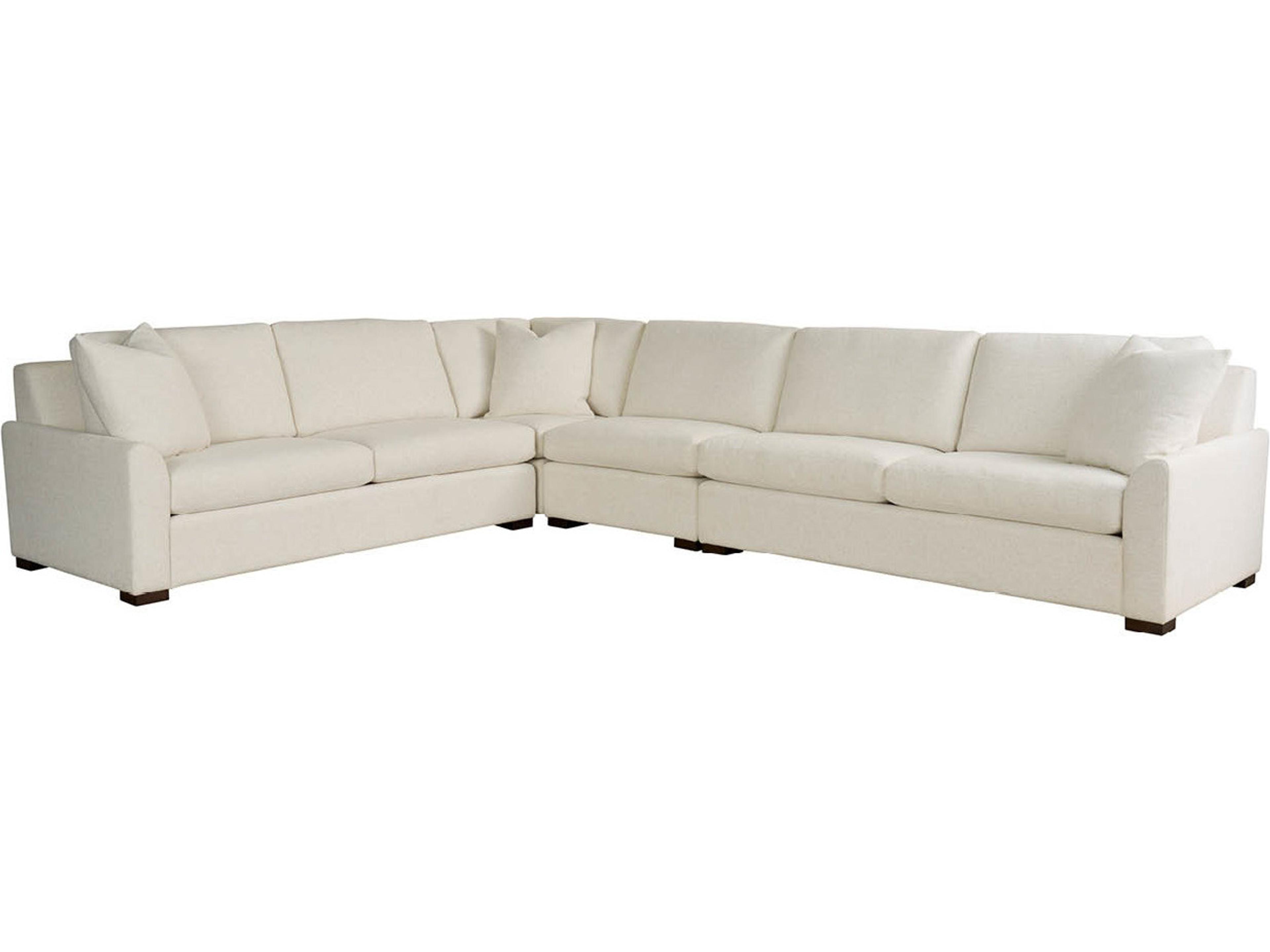 Anna Cream Upholstered Sectional Sofa