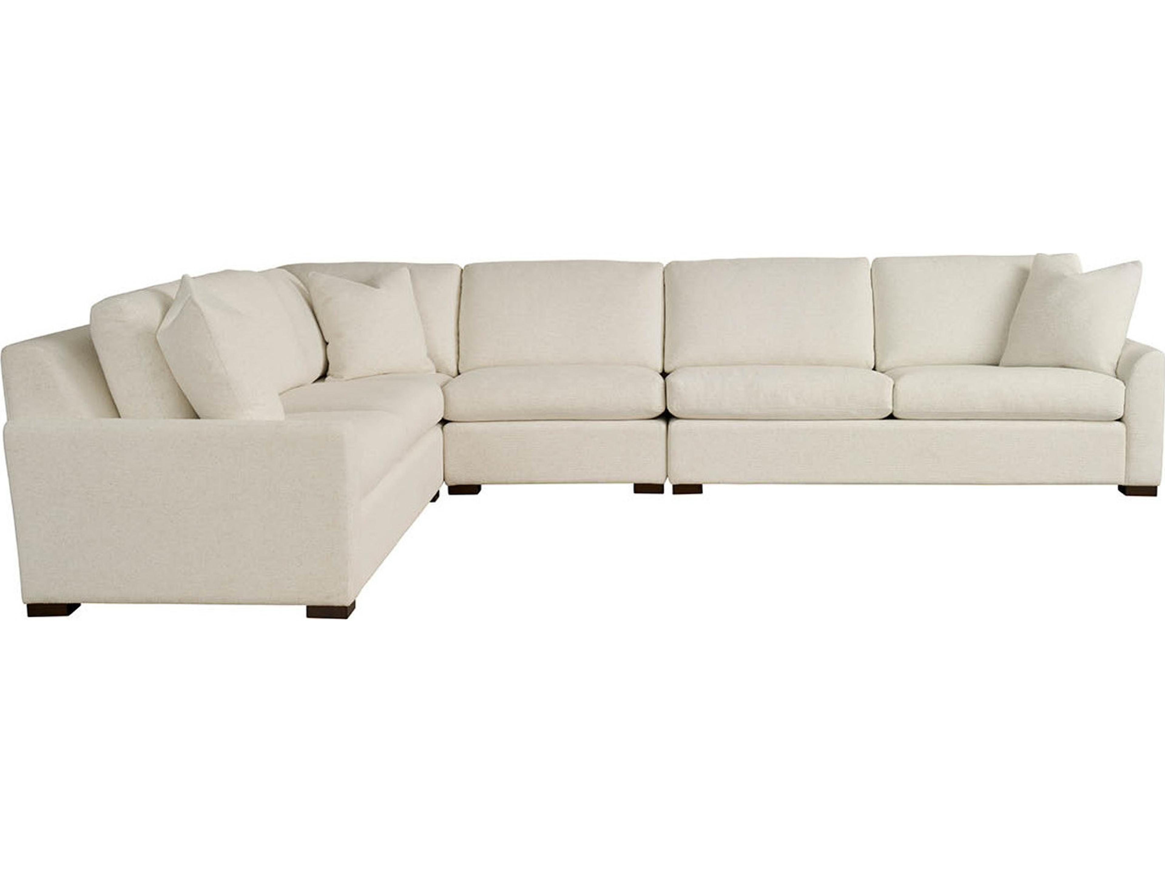 Universal Furniture Anna Cream Upholstered Sectional Sofa