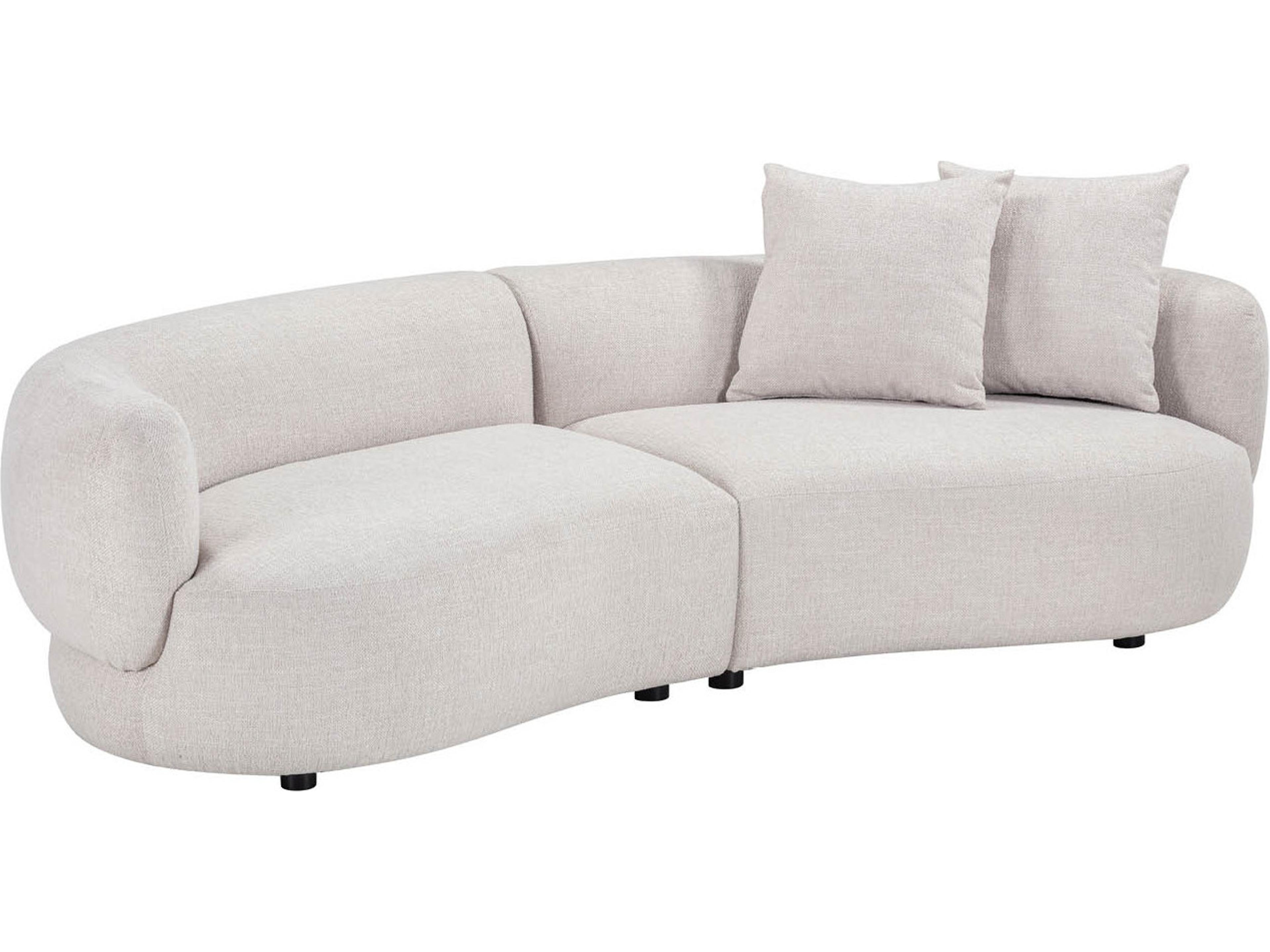 Mavis Beige Upholstered Sofa