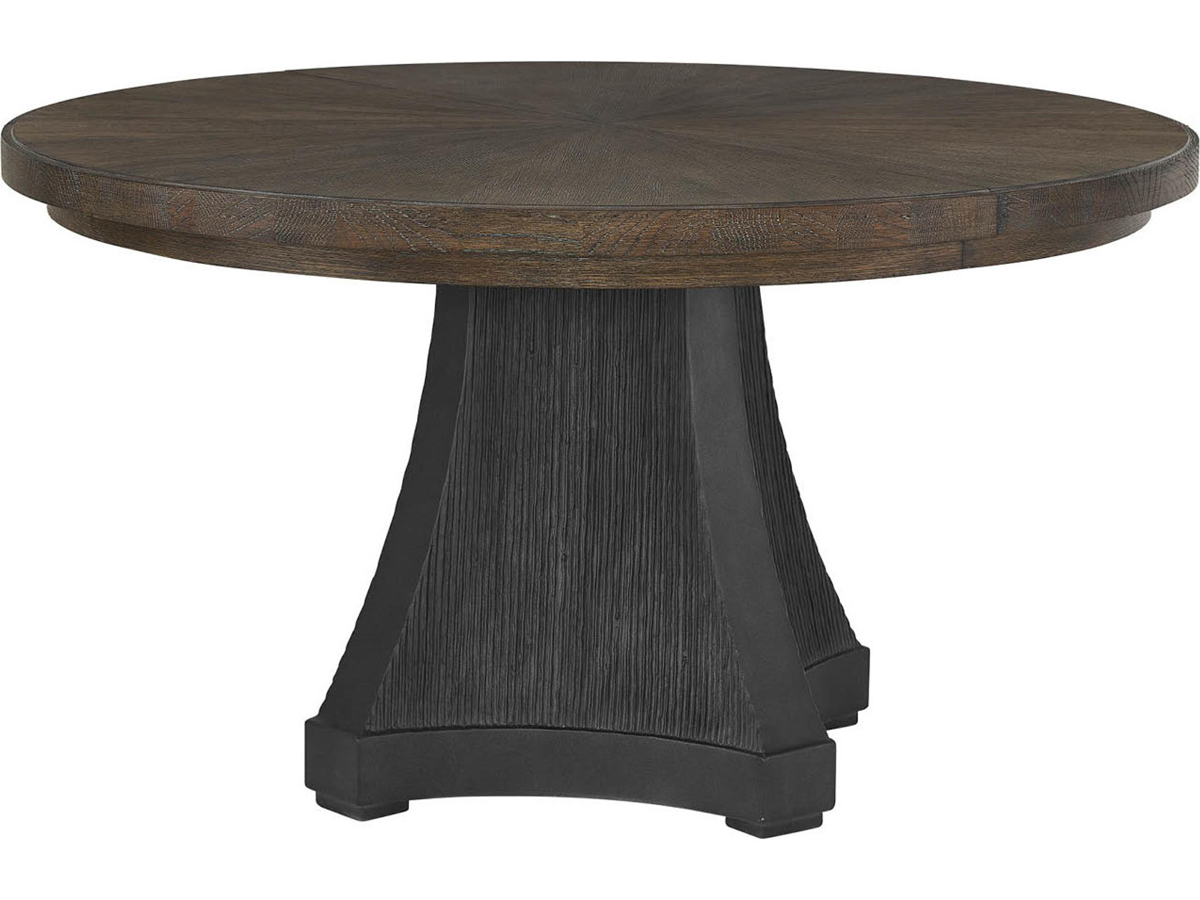 Montclair Round Wood Cocoa Dining Table
