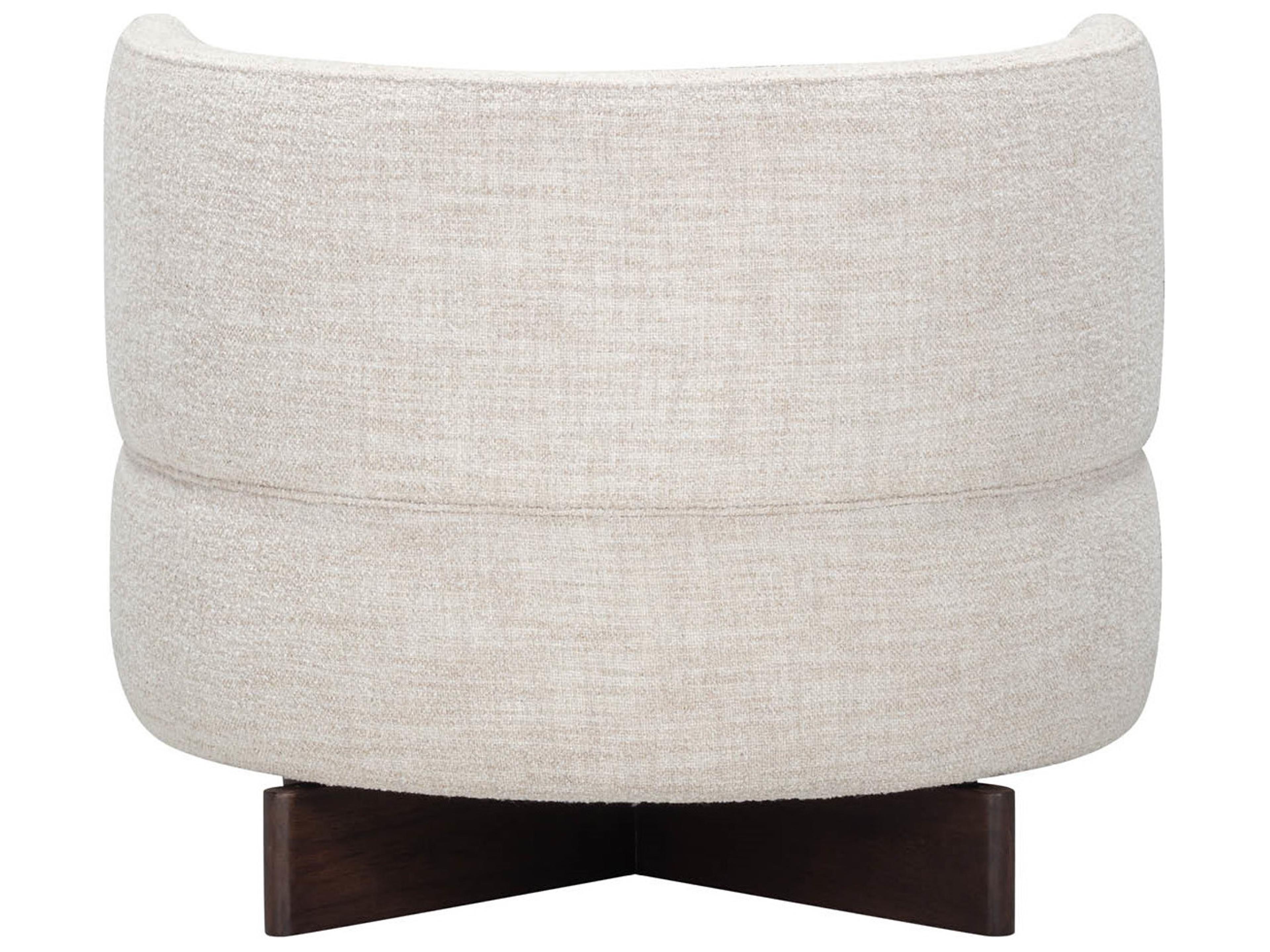 Universal Furniture Kori Swivel White Accent Chair