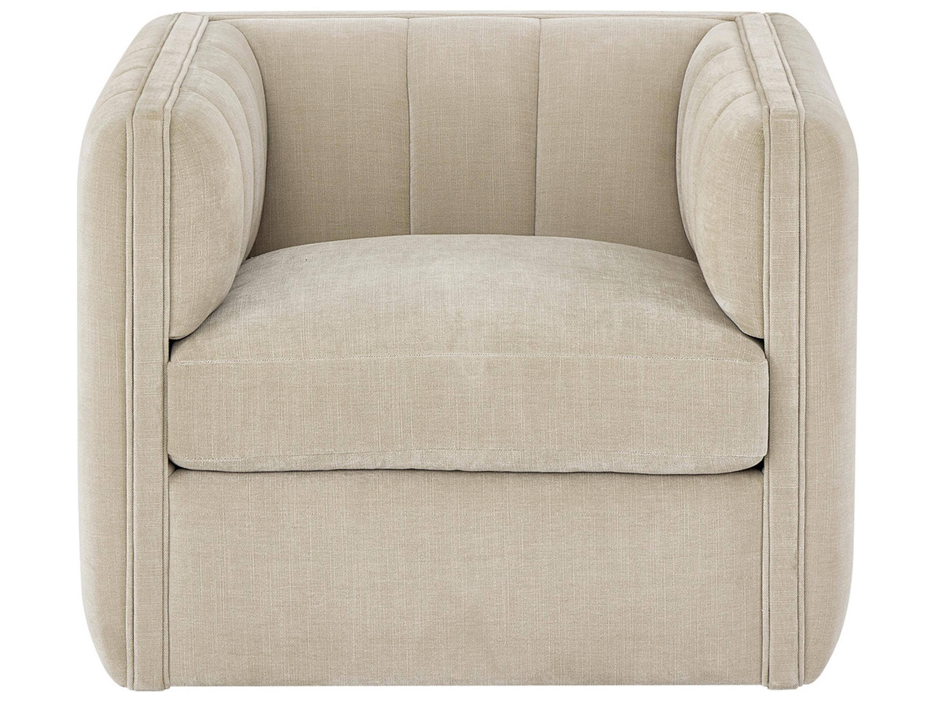 Universal Furniture Vesta Swivel Beige Accent Chair