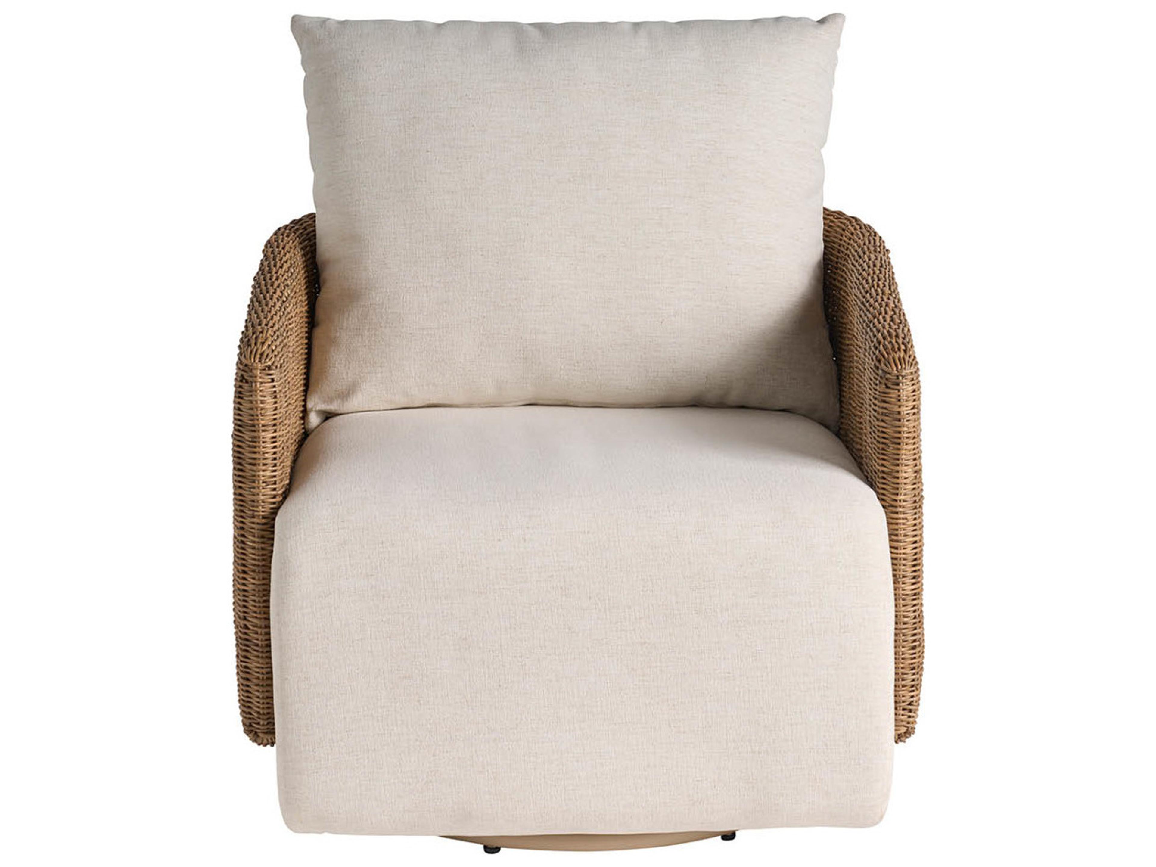 Universal Furniture Enzo Swivel Beige Accent Chair