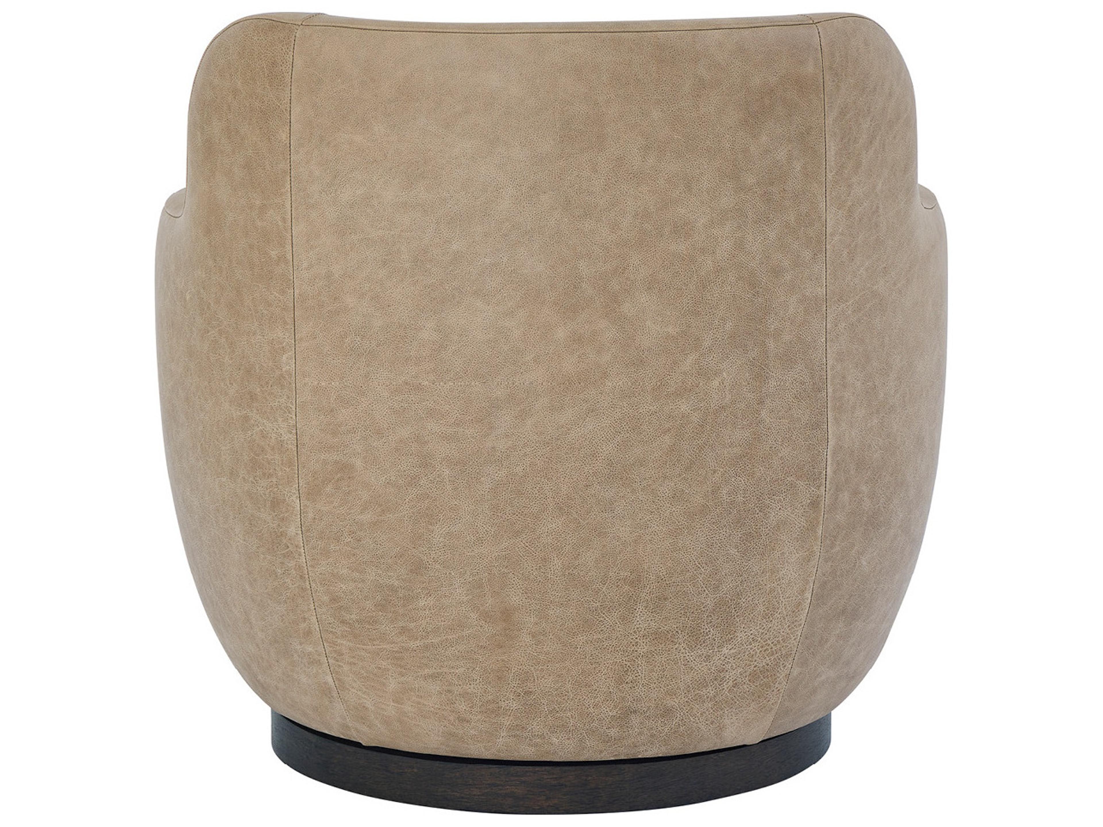 Universal Furniture Chloe Swivel Tan Accent Chair