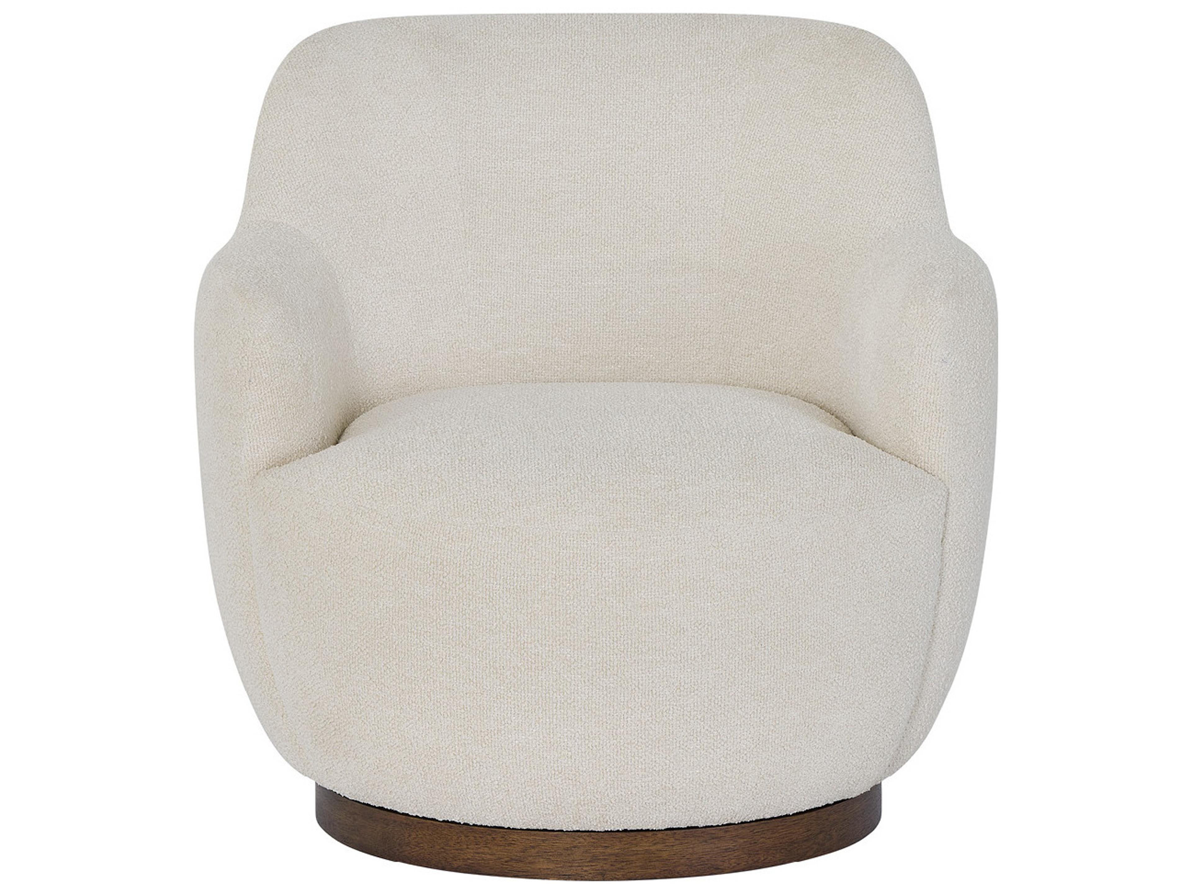 Universal Furniture Chloe Swivel Cream Accent Chair