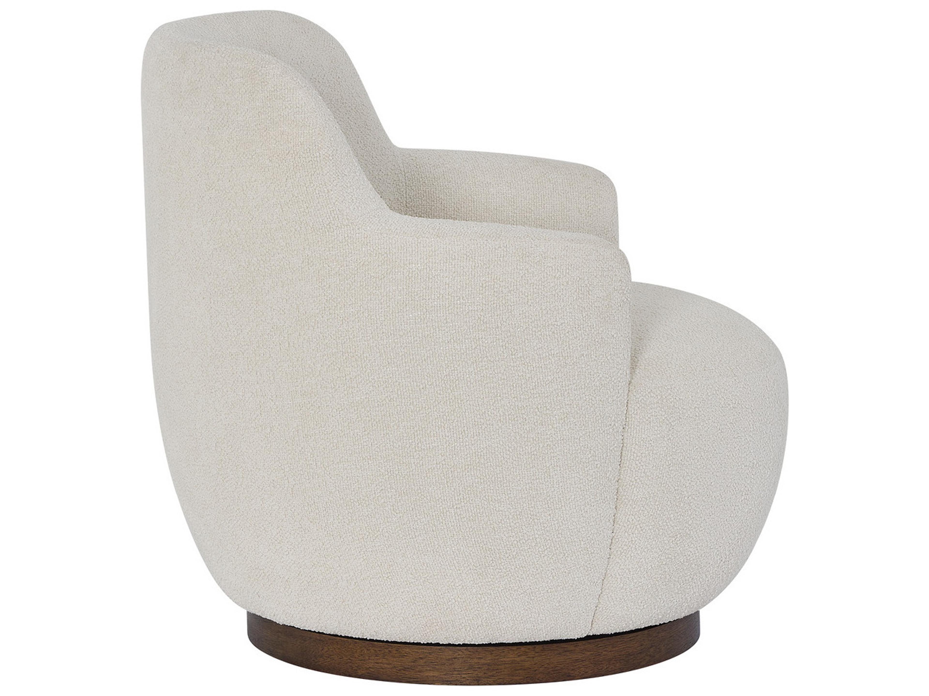 Universal Furniture Chloe Swivel Cream Accent Chair