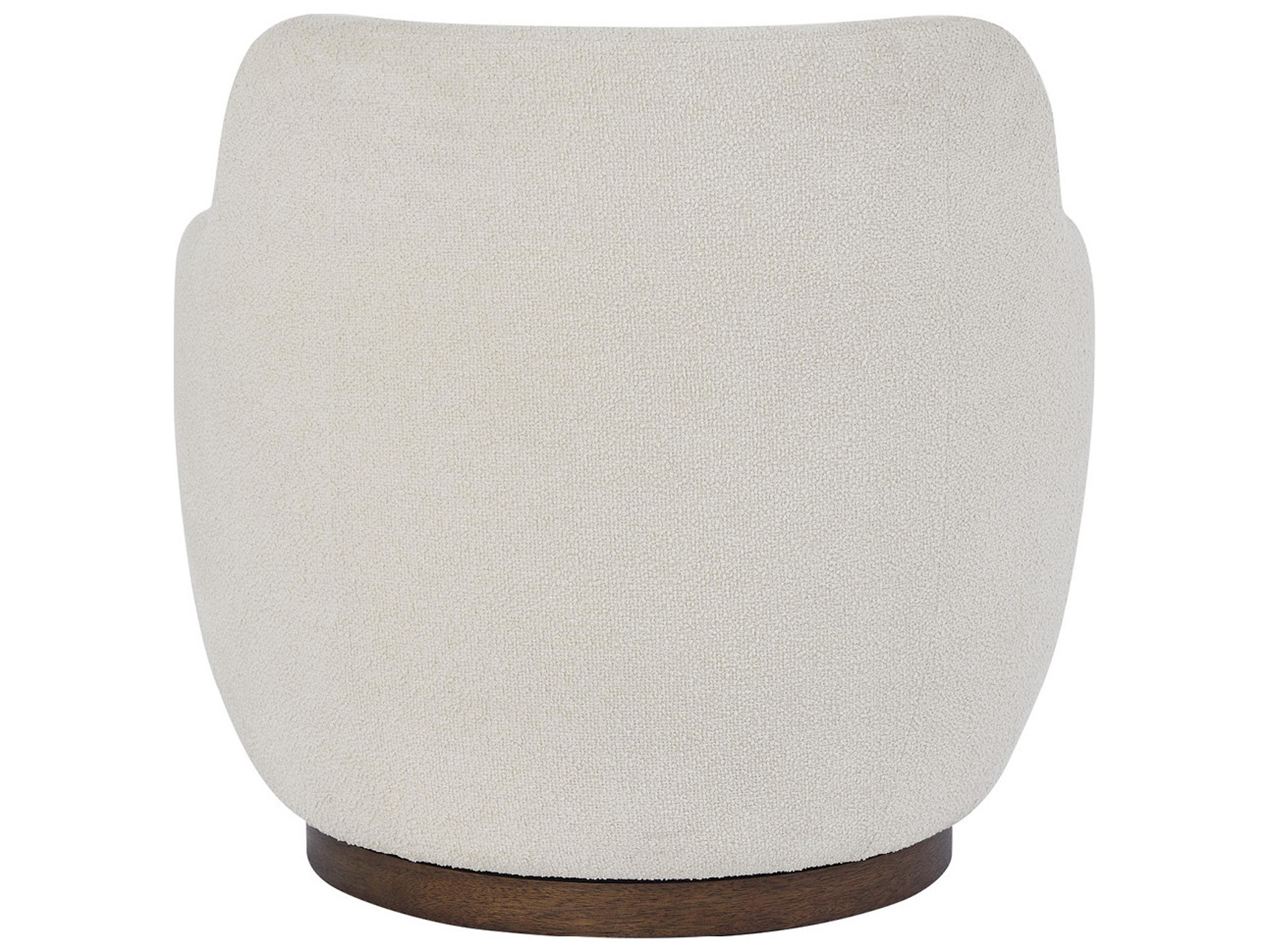 Universal Furniture Chloe Swivel Cream Accent Chair