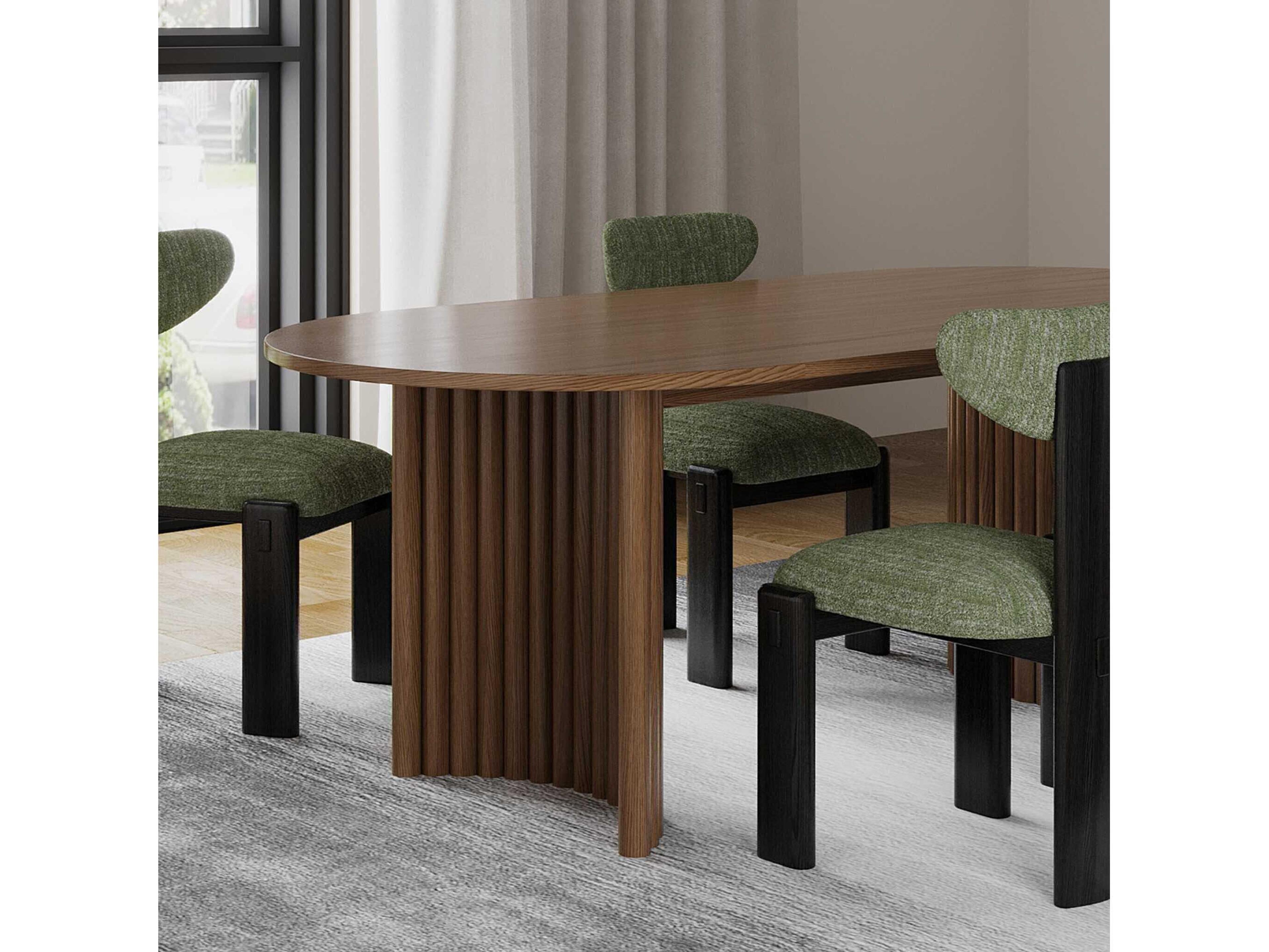 Oak Wood Dining Room Set