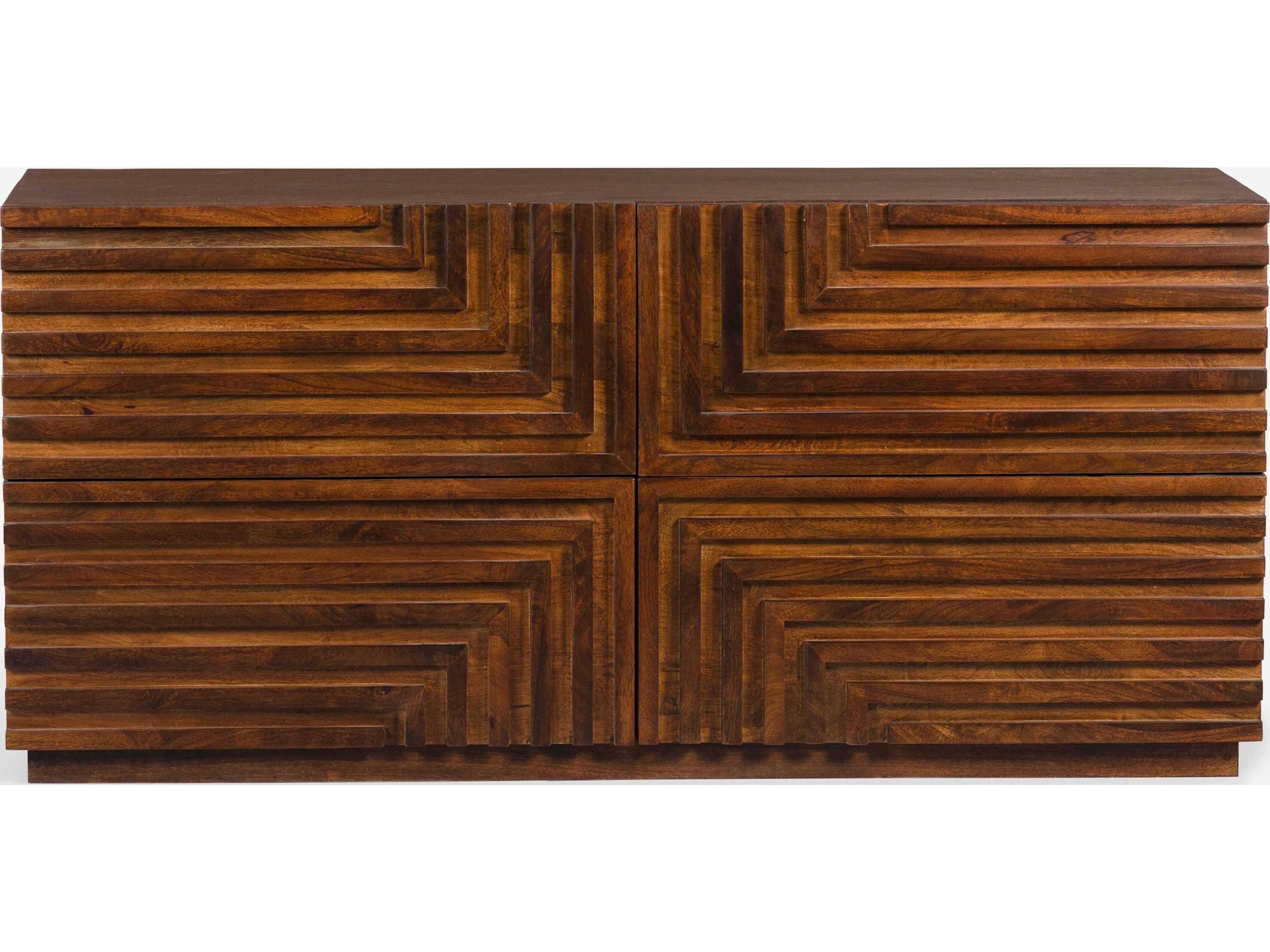 Union Home Maze 4-Drawers Hardwood Double Dresser