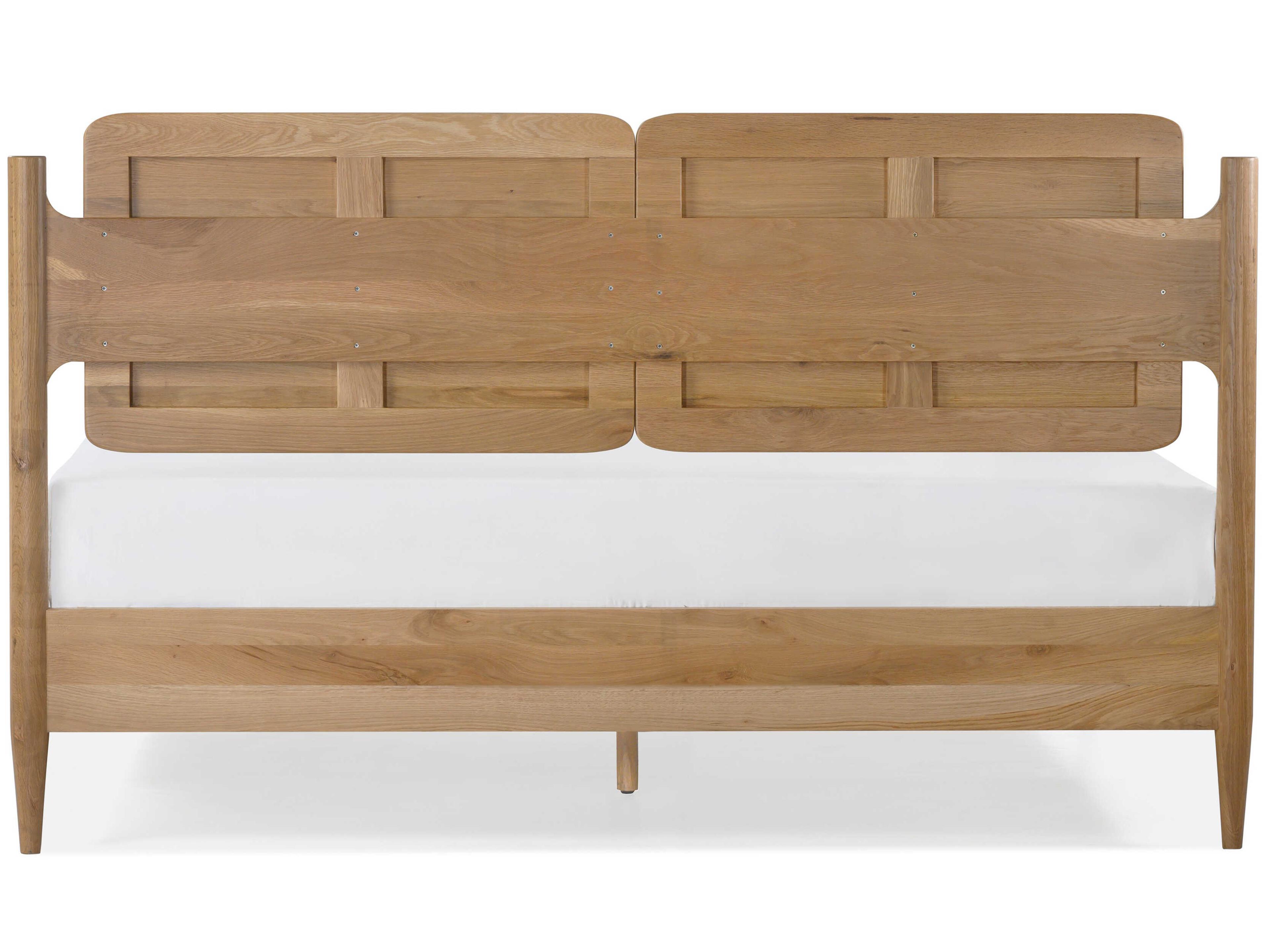 Union Home Daniel Natural Oak Wood King Platform Bed