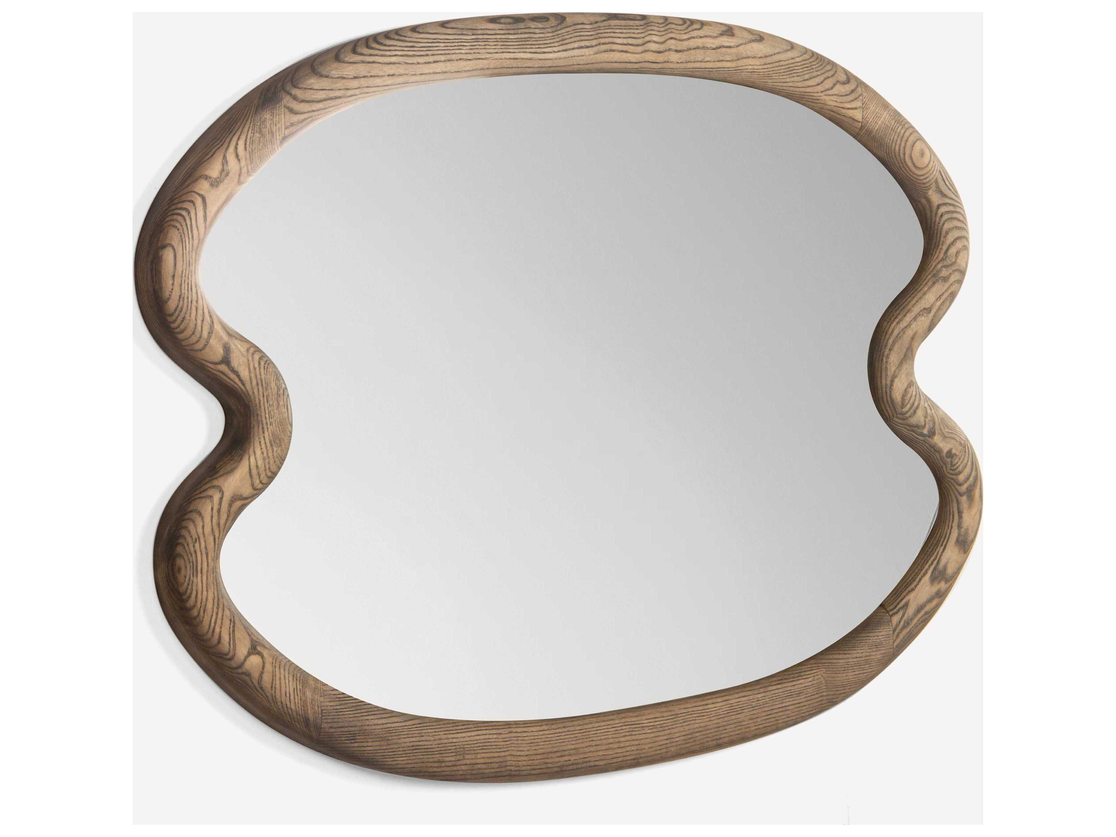 Swirl Grey Oil Wall Mirror