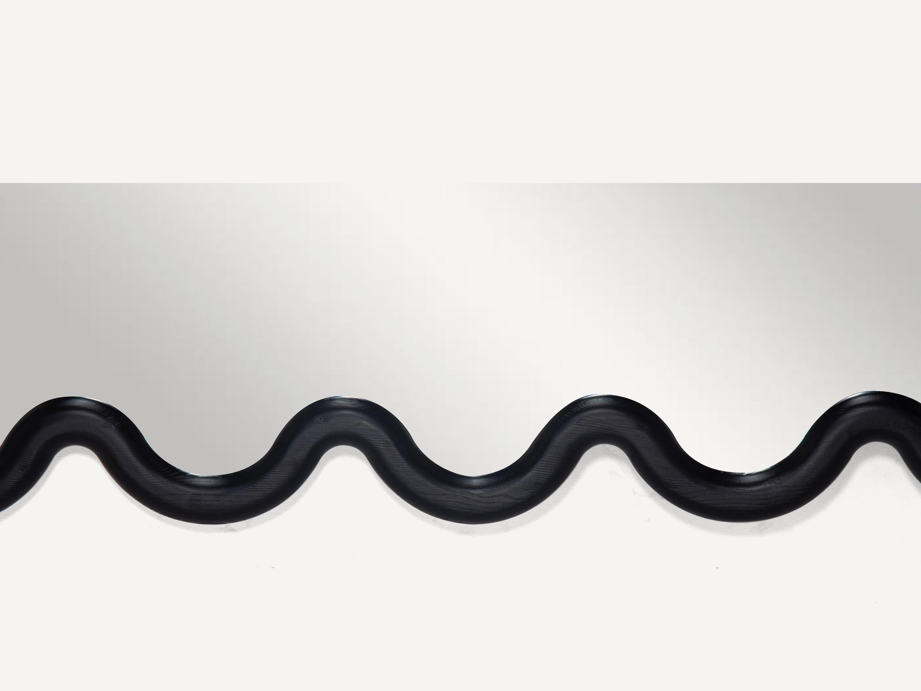 Union Home Swirl Grey Oil Wall Mirror