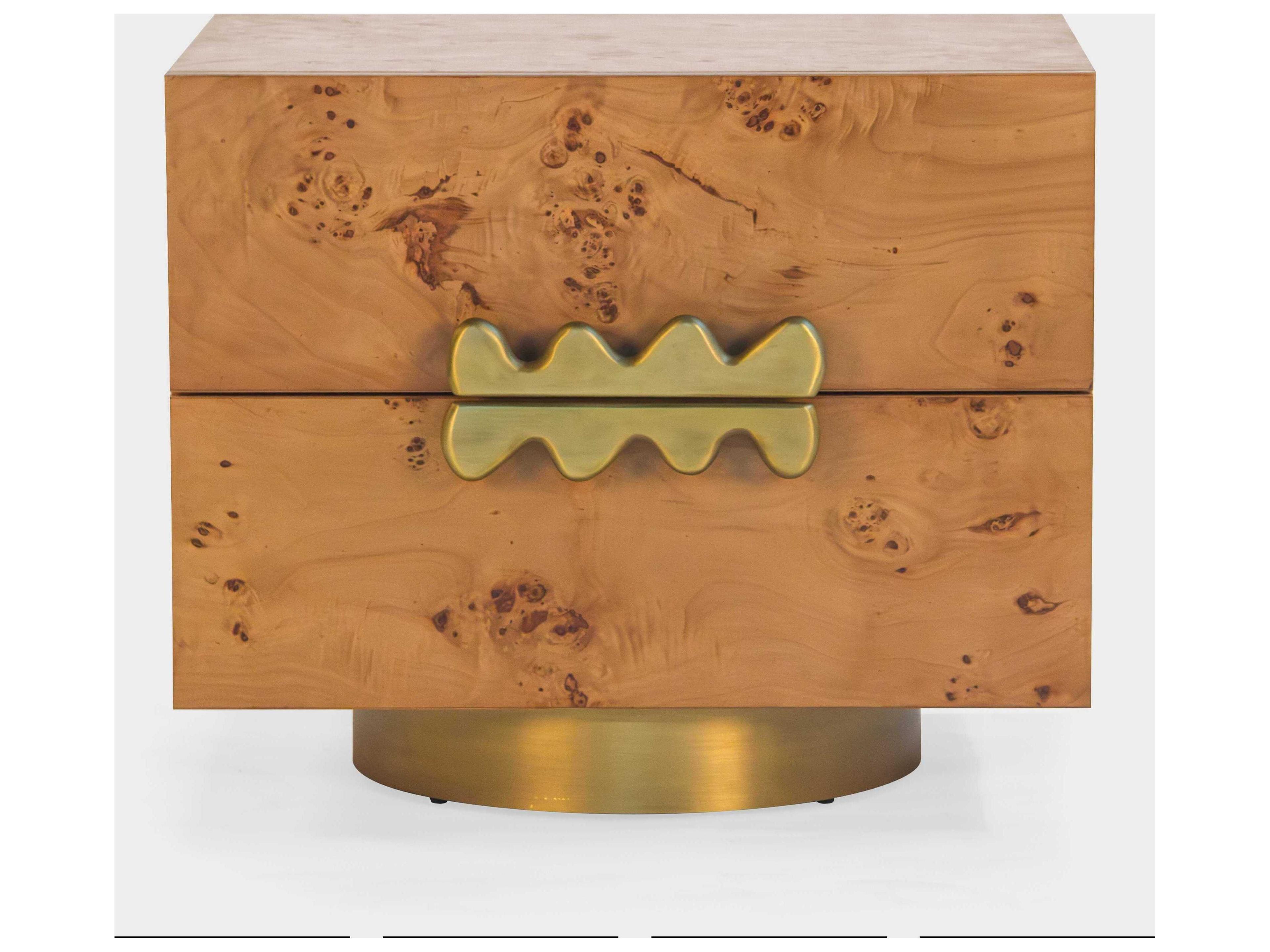 Union Home Wavefront 2-Drawers Nightstand