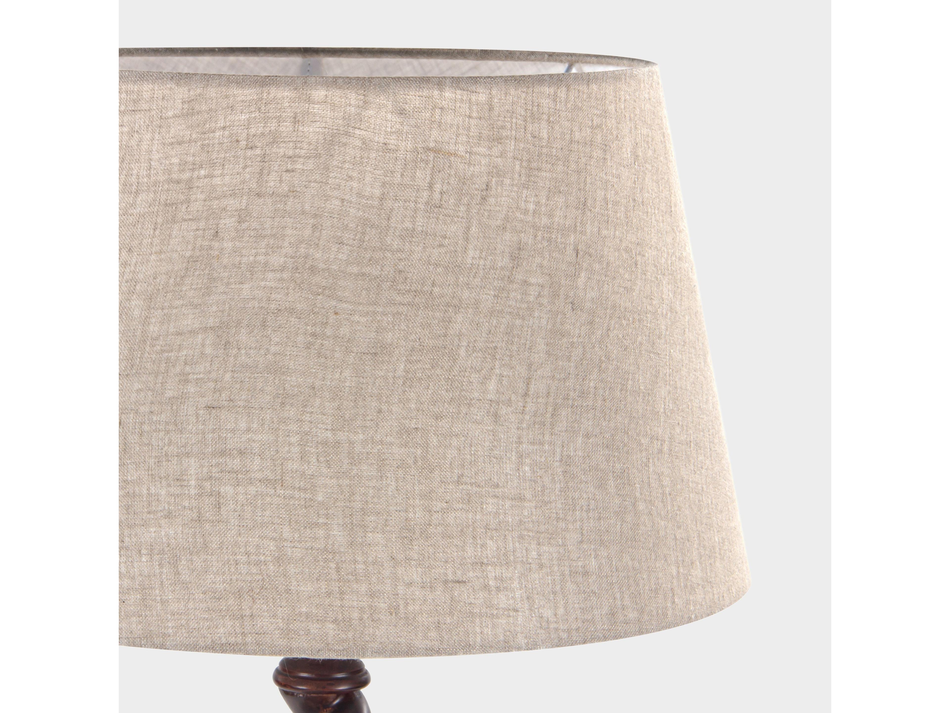 Union Home Twist Porto Dark Brown Floor Lamp