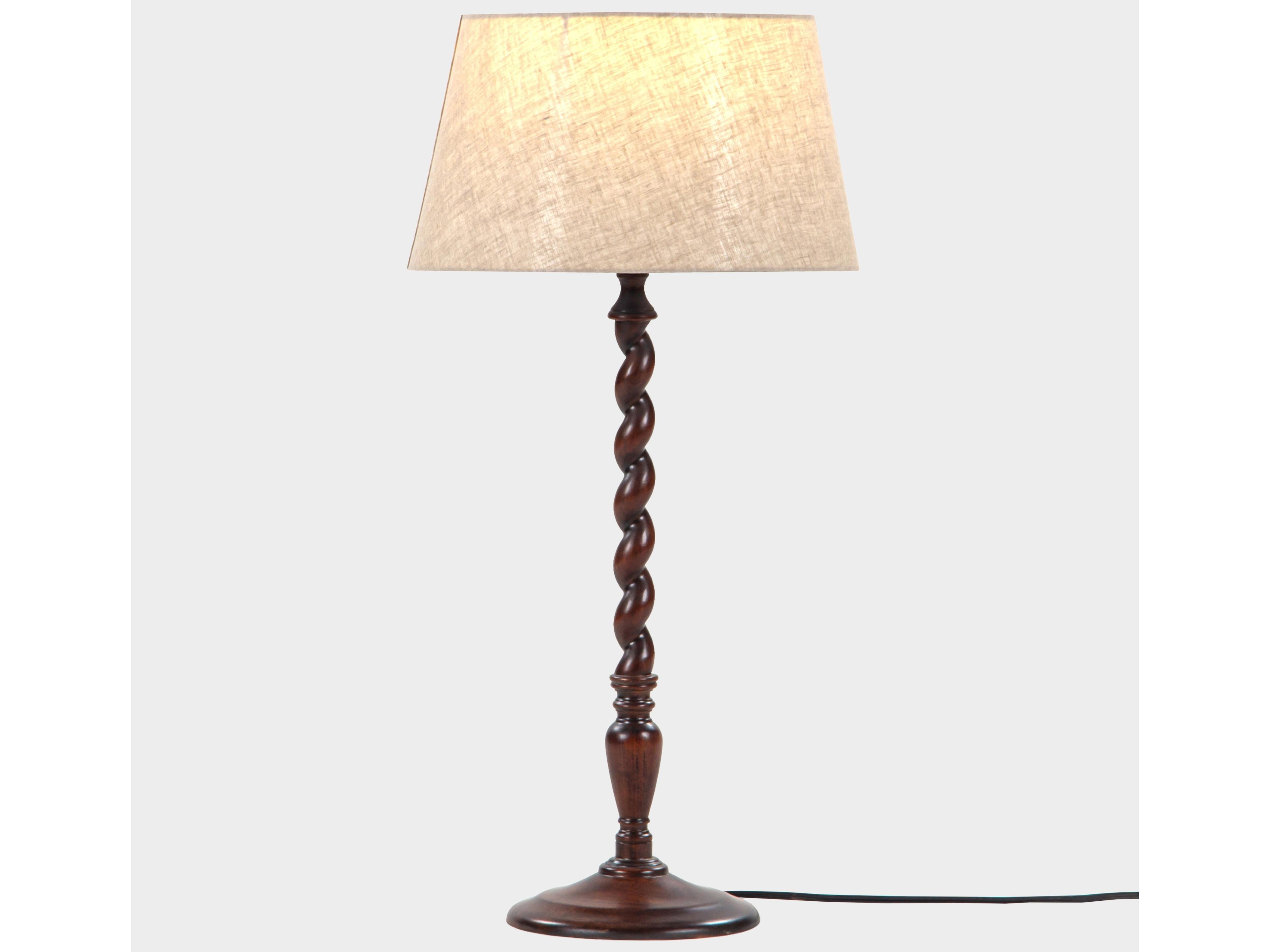 Union Home Twist Porto Dark Brown Buffet Lamp