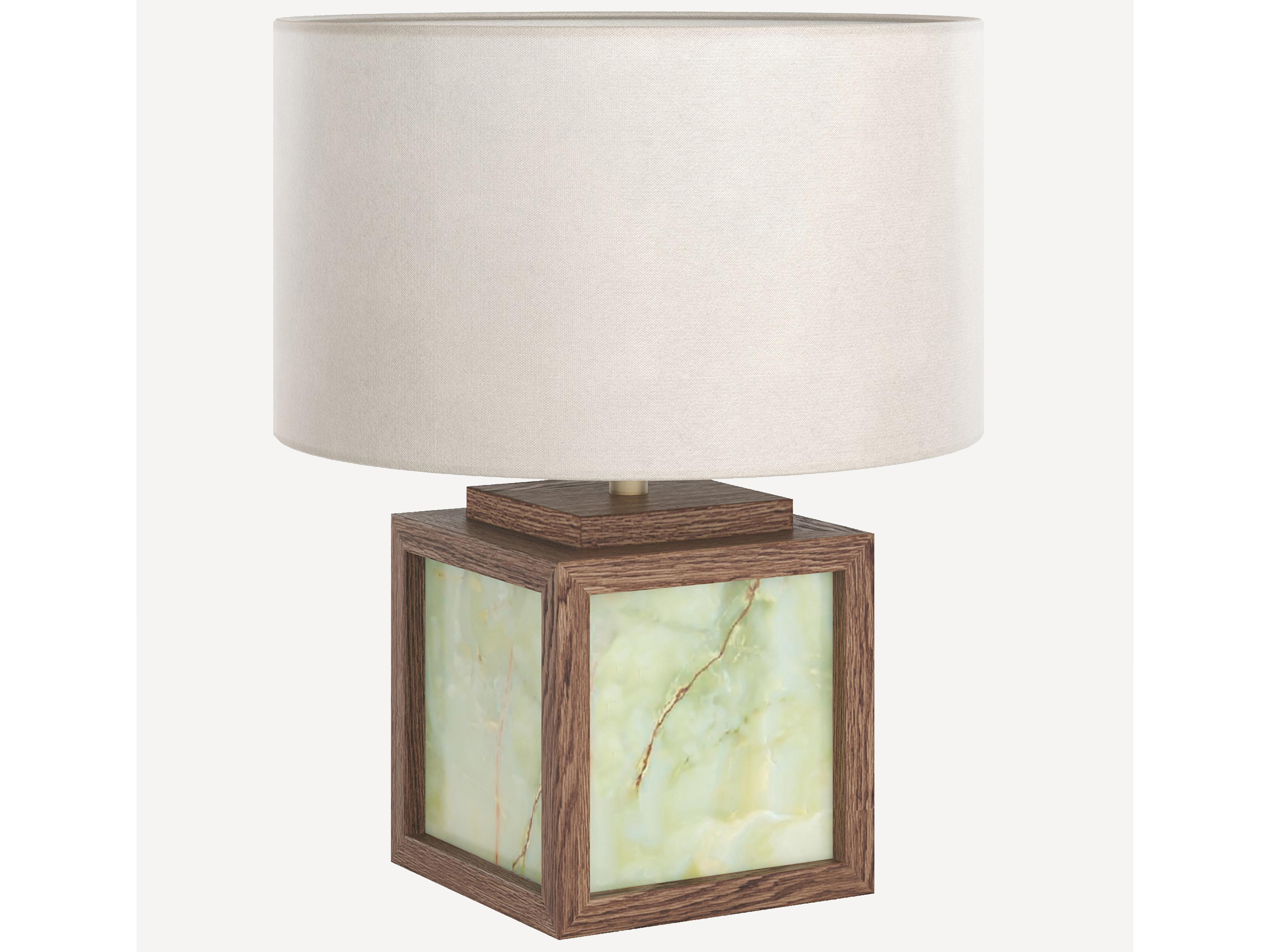 Union Home Terri Light Walnut Brown Table Lamp