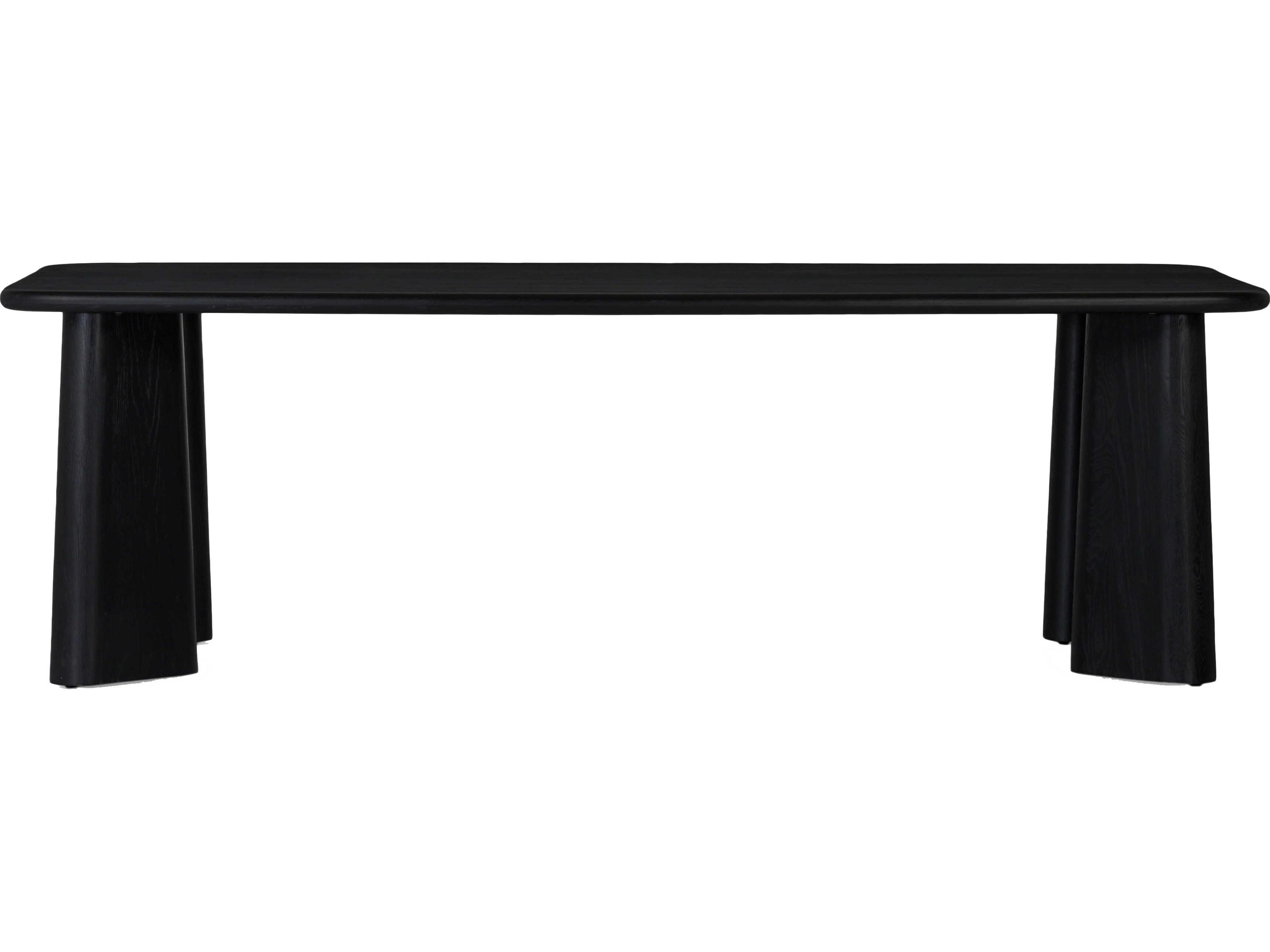 Union Home Laurel Rectangular Wood Charcoal Dining Table