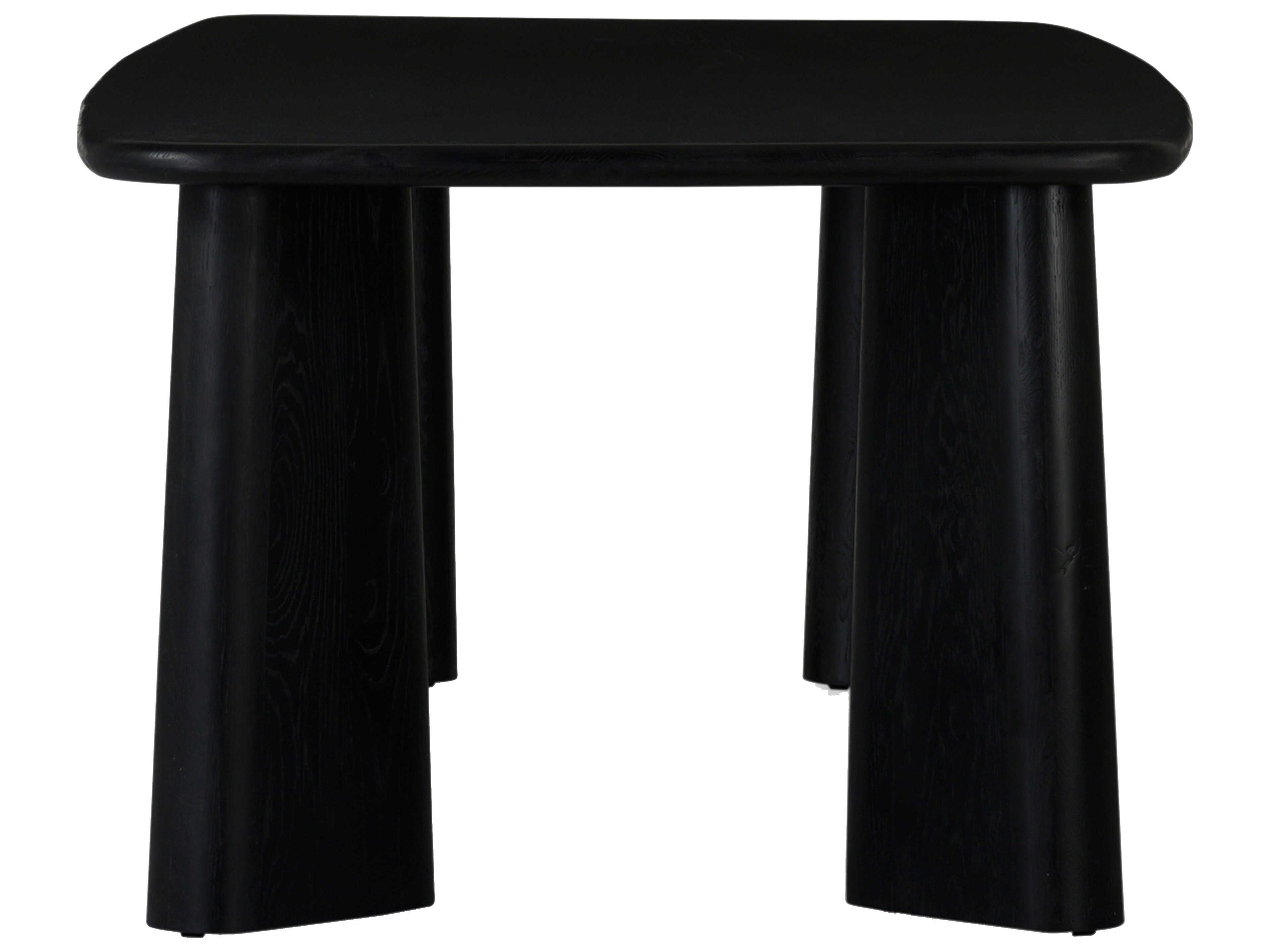 Union Home Laurel Rectangular Wood Charcoal Dining Table