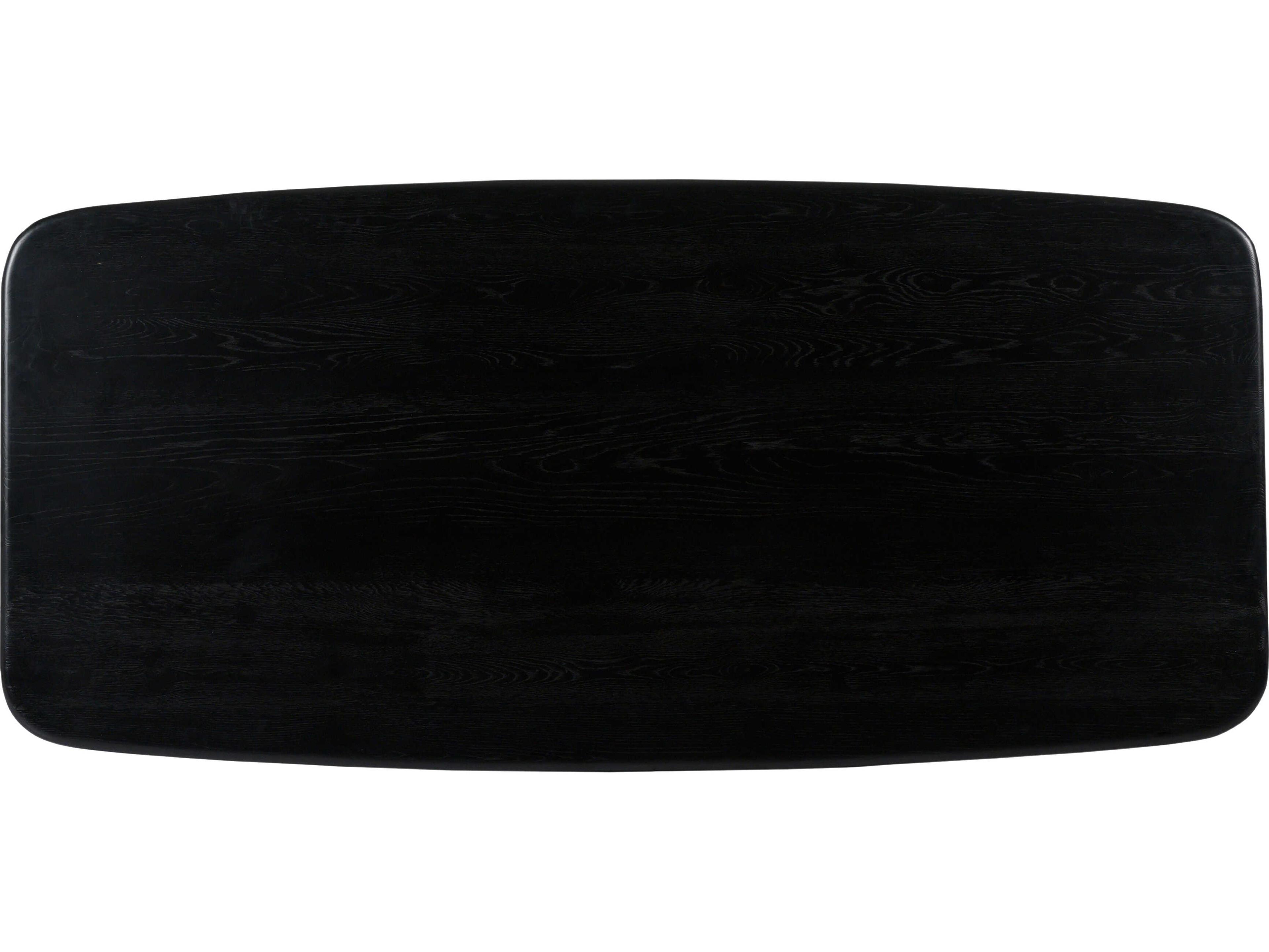 Union Home Laurel Rectangular Wood Charcoal Dining Table