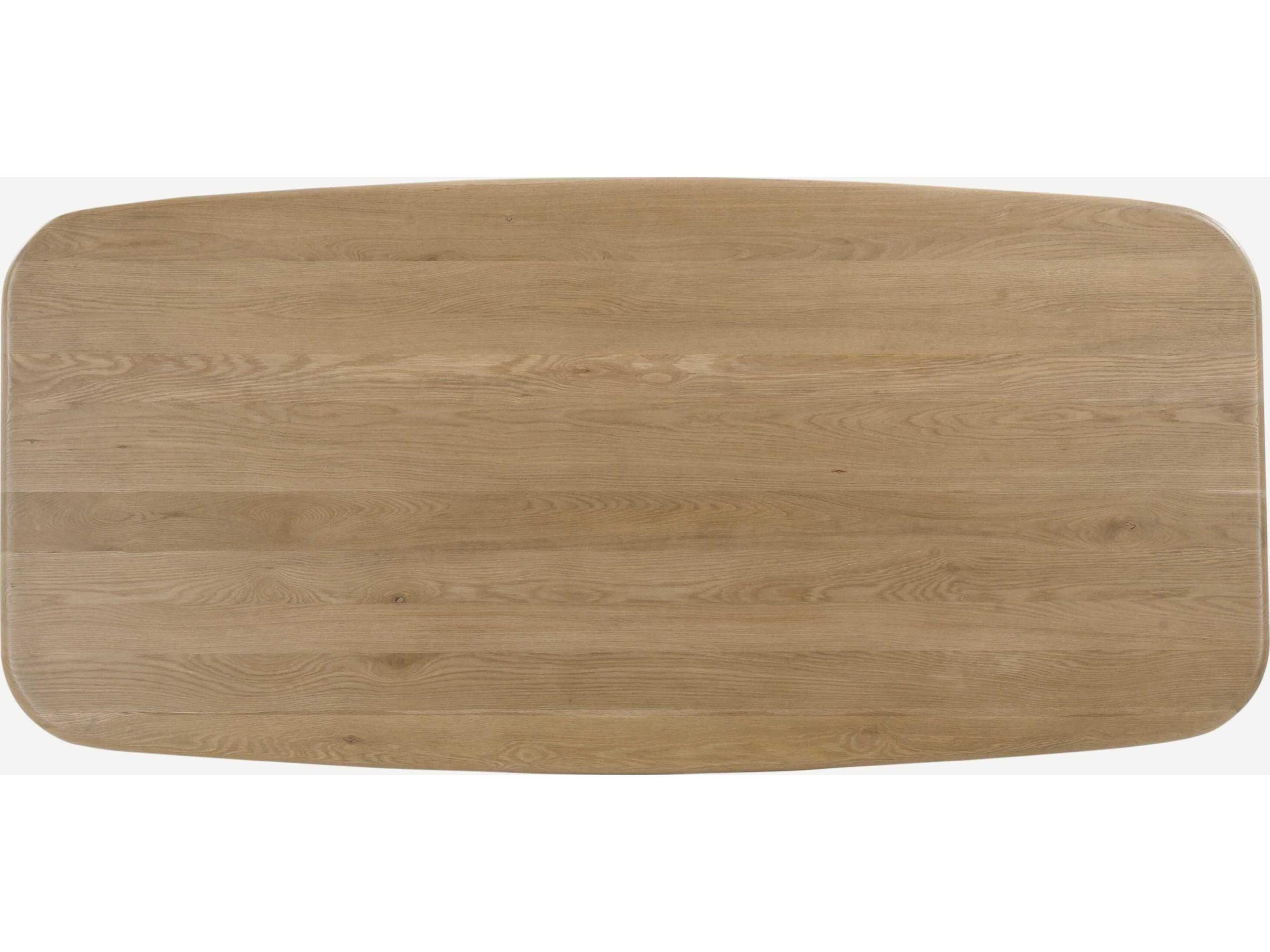 Union Home Laurel Rectangular Wood Natural Dining Table