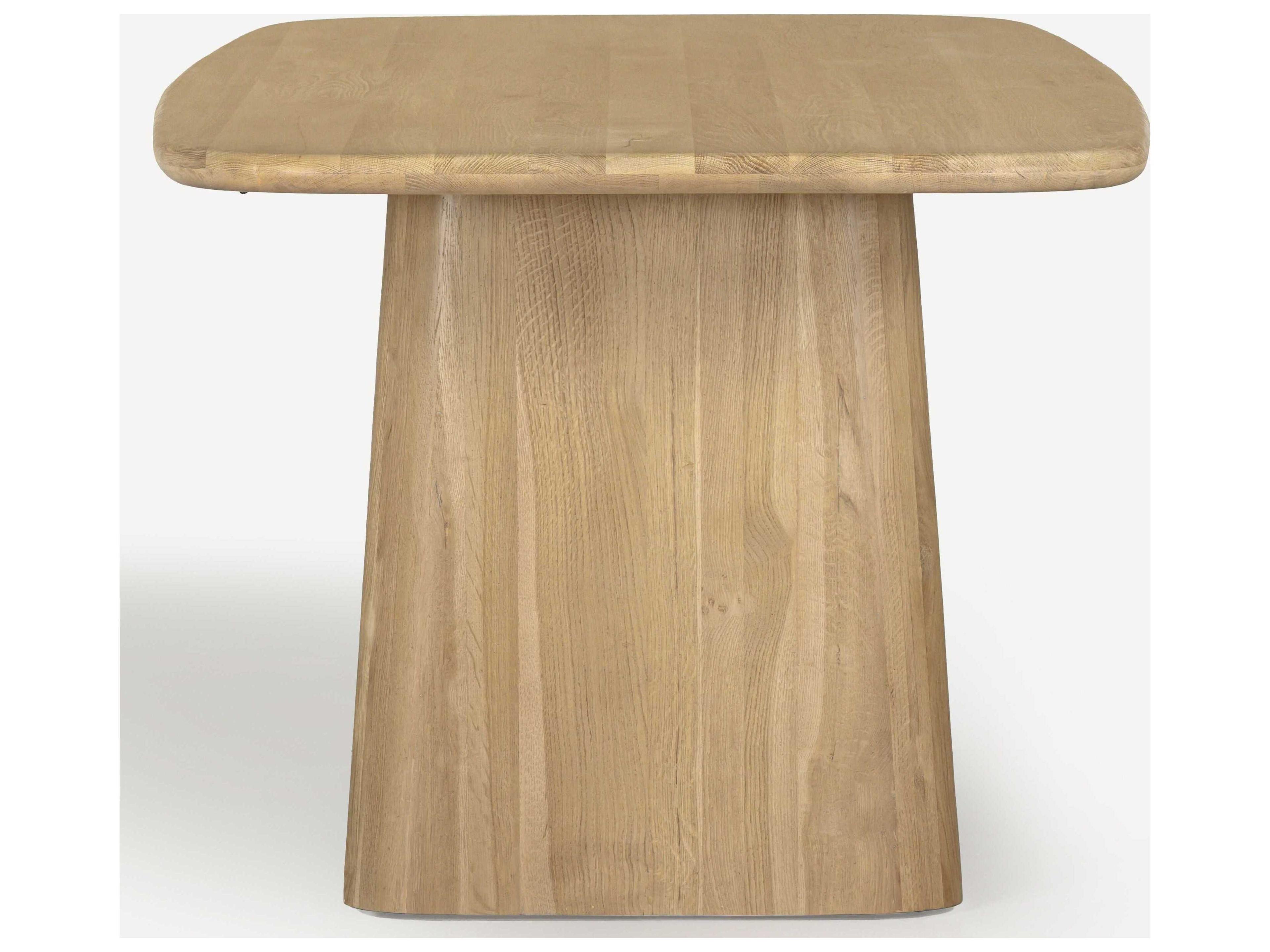 Union Home Laurel Rectangular Wood Natural Dining Table