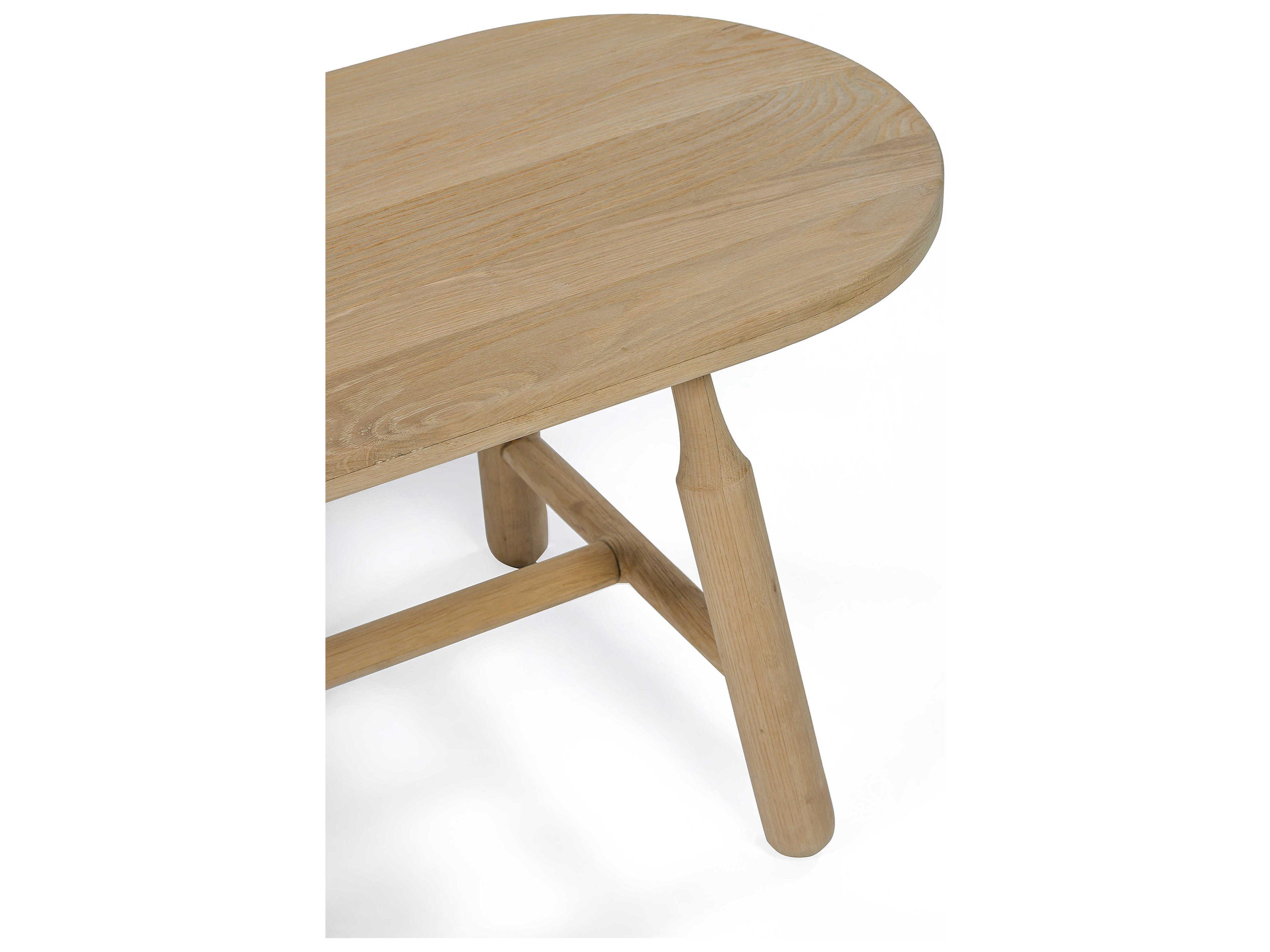 Union Home Dowel Natural Beige Accent Bench