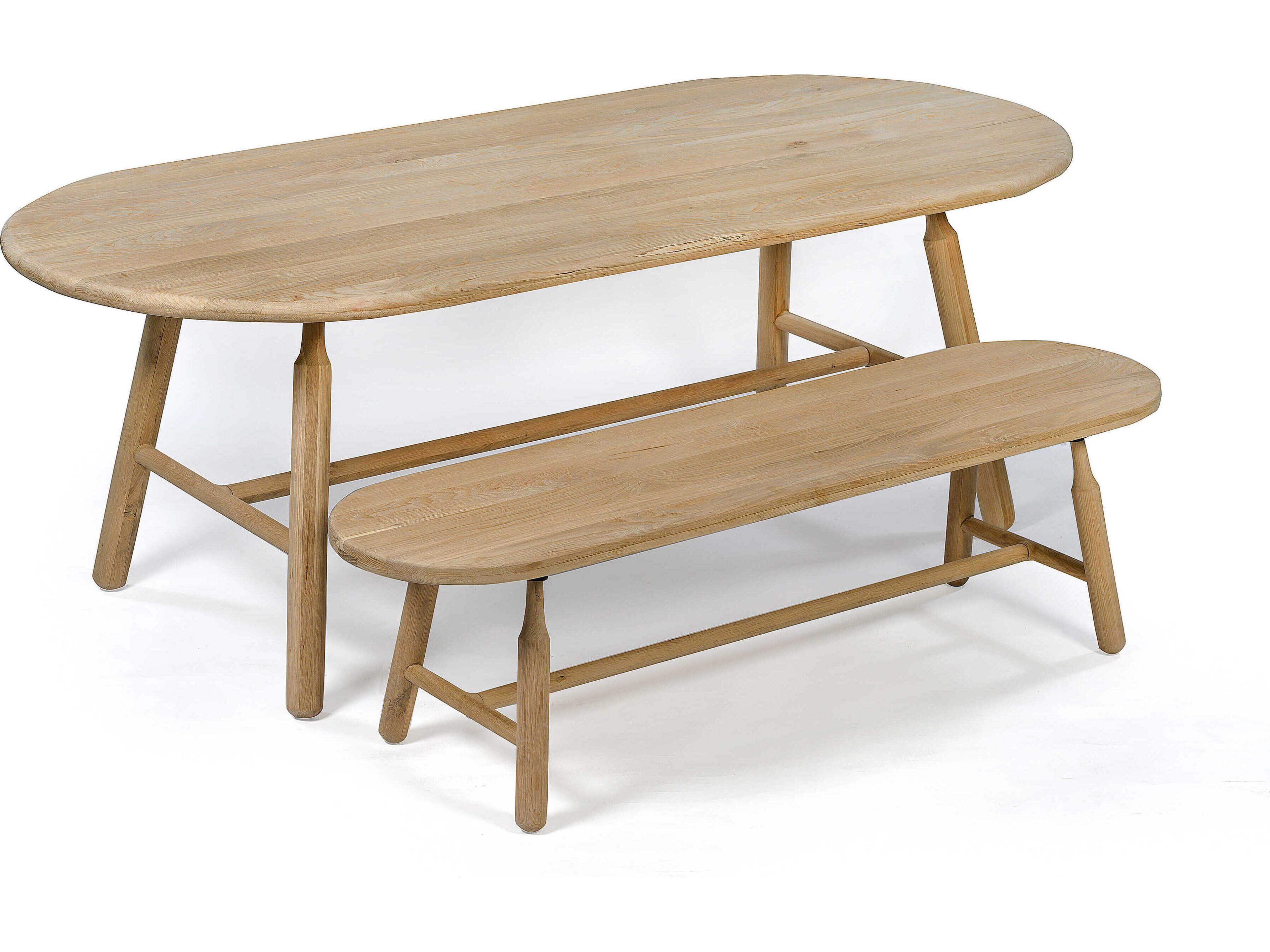 Union Home Dowel Natural Beige Accent Bench