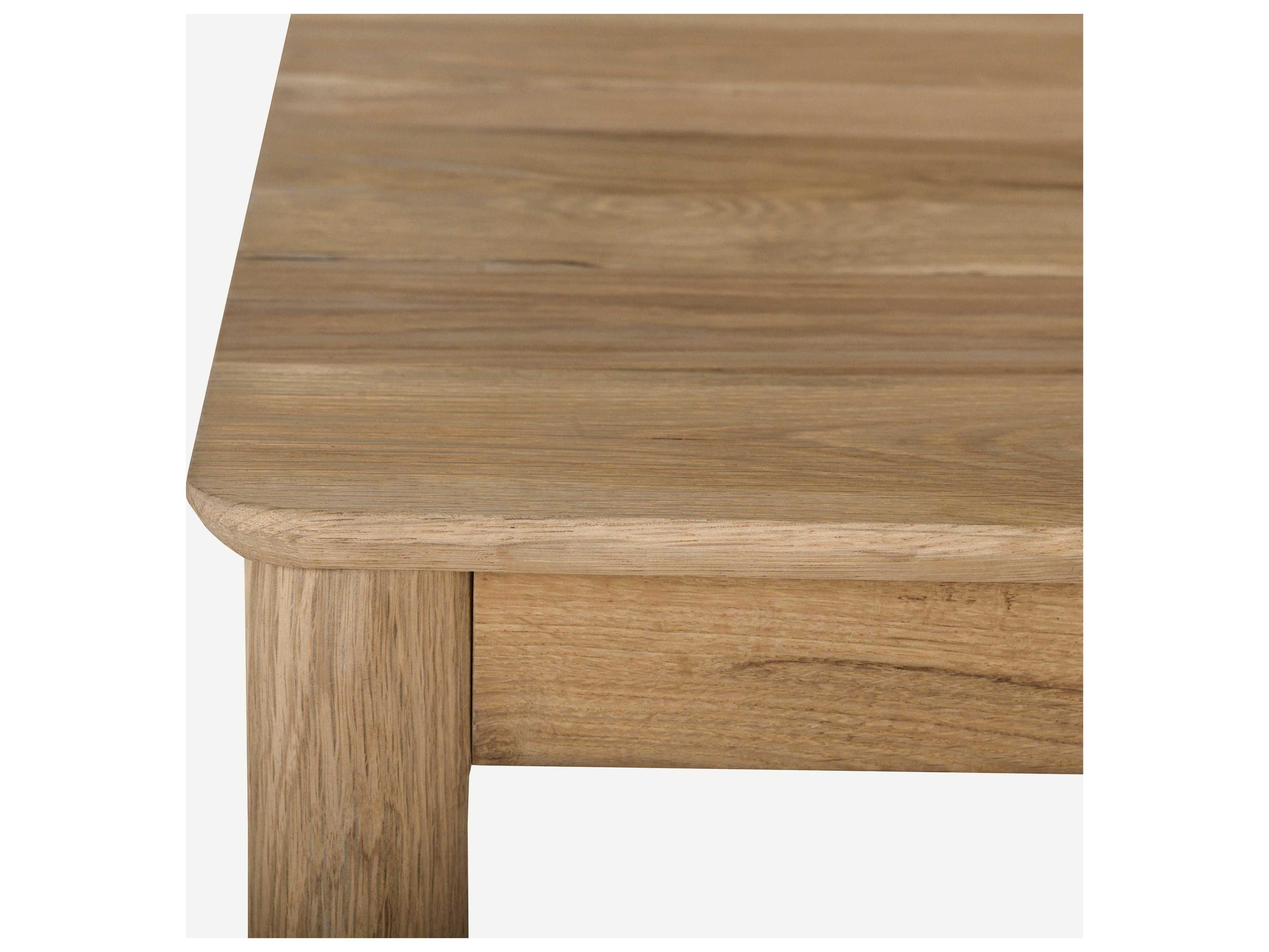 Union Home Alden Rectangular Wood Natural Dining Table