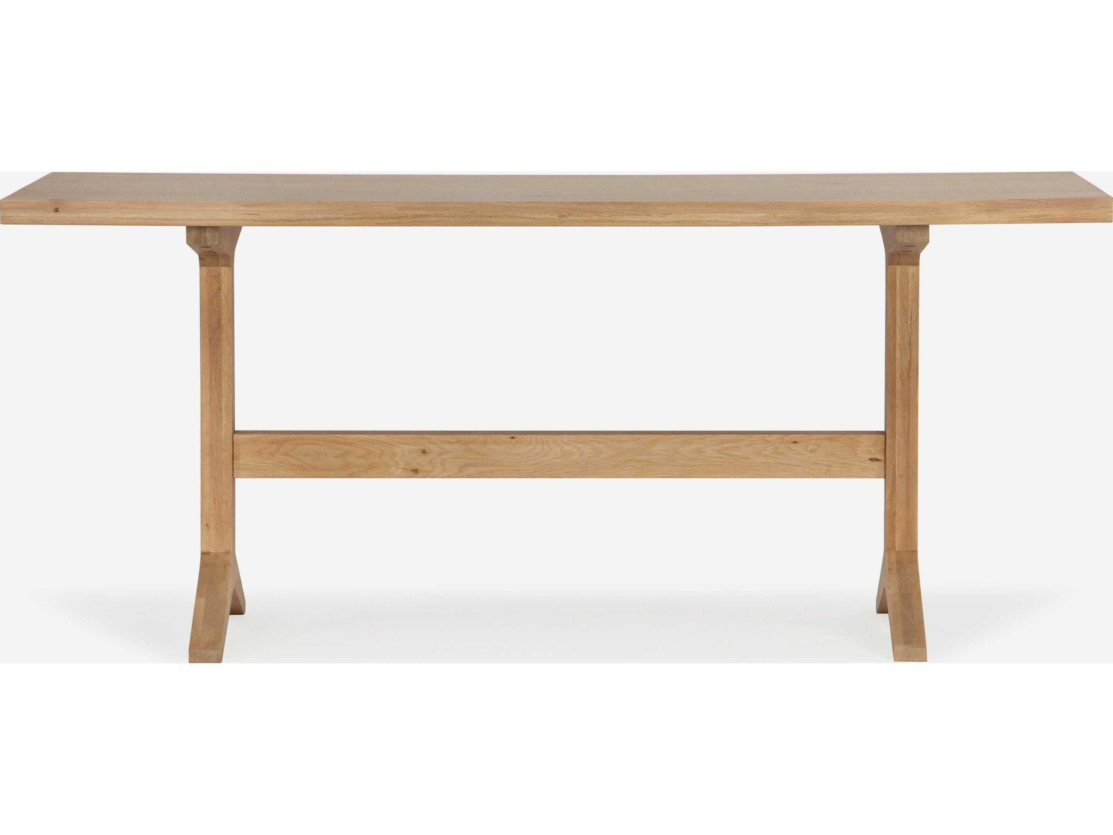 Union Home Denver Rectangular Wood Natural Dining Table