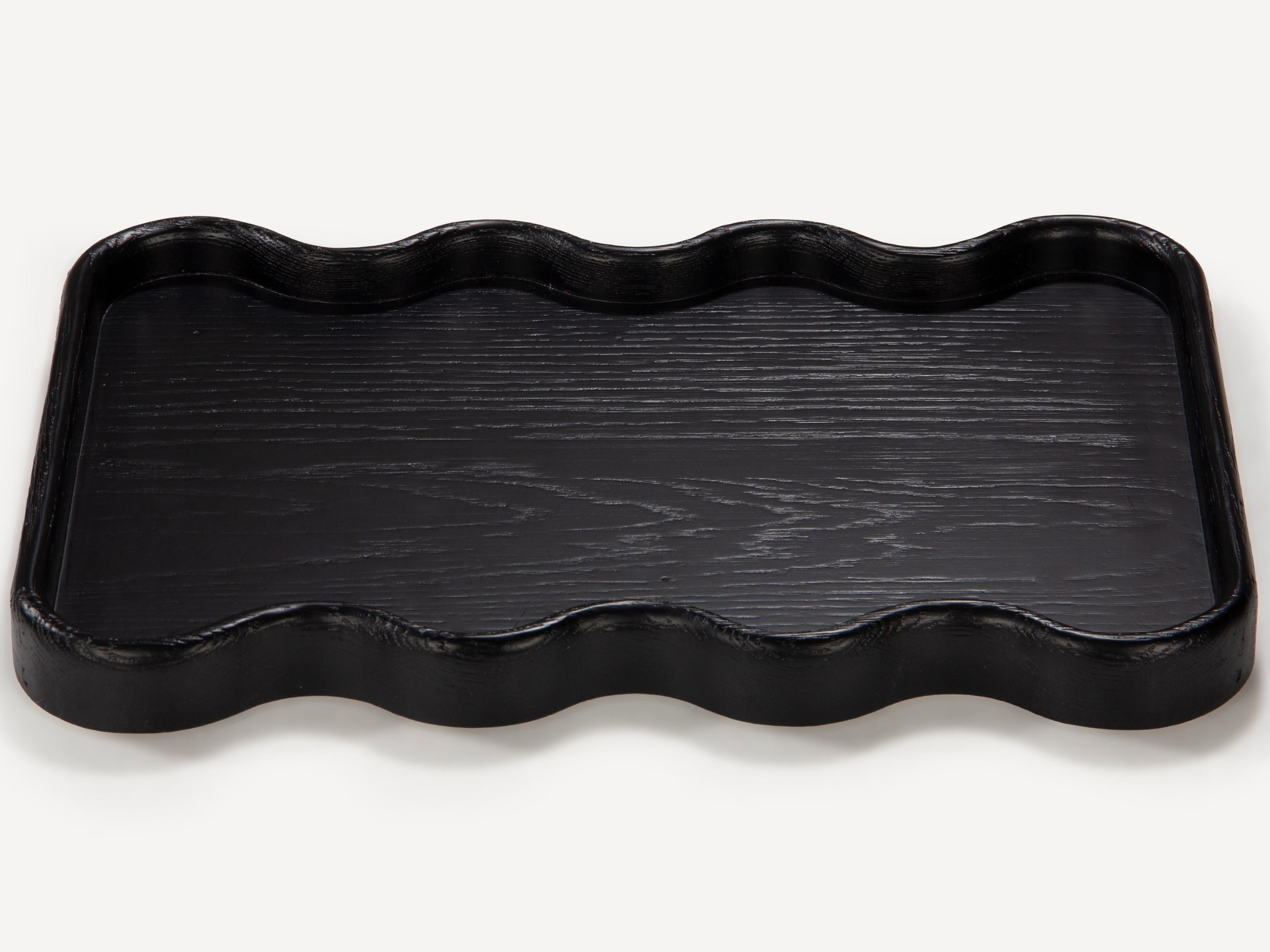 Union Home Swirl Charcoal Serving Tray