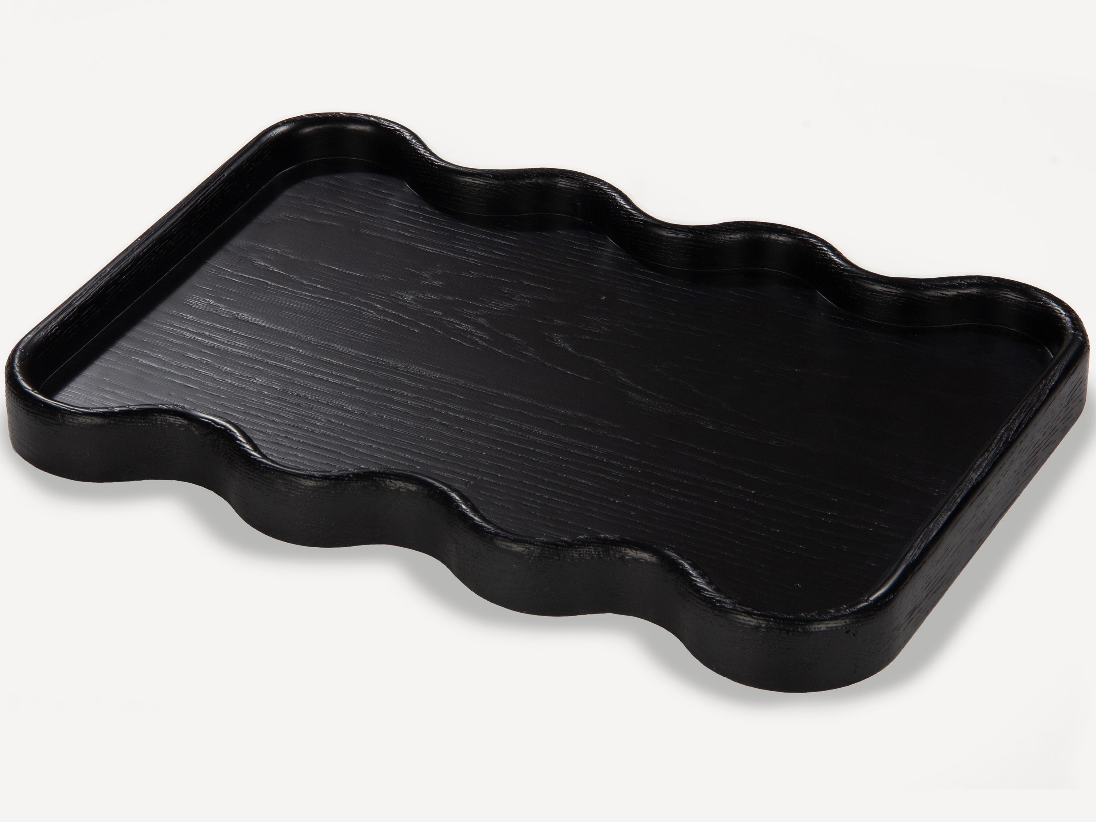 Union Home Swirl Charcoal Serving Tray