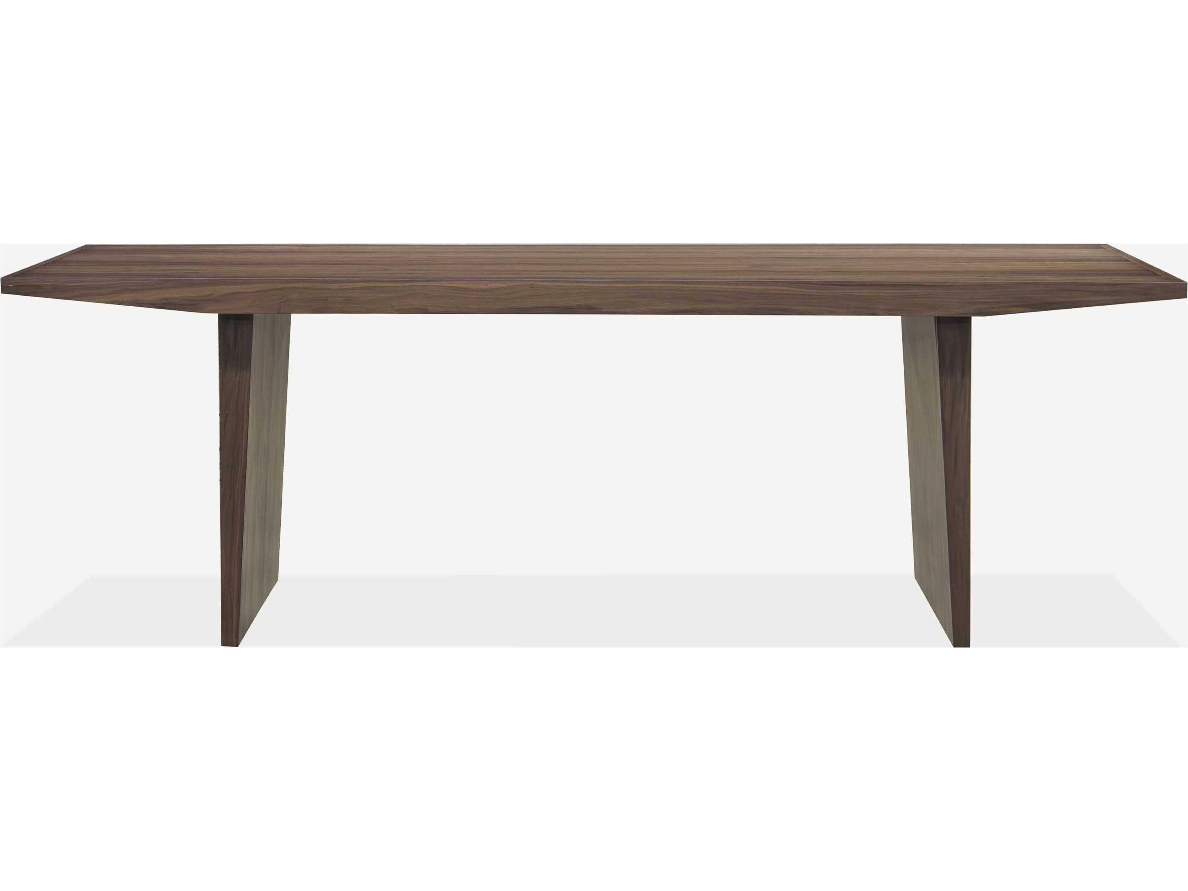 Union Home Tangent Rectangular Wood Natural Dining Table