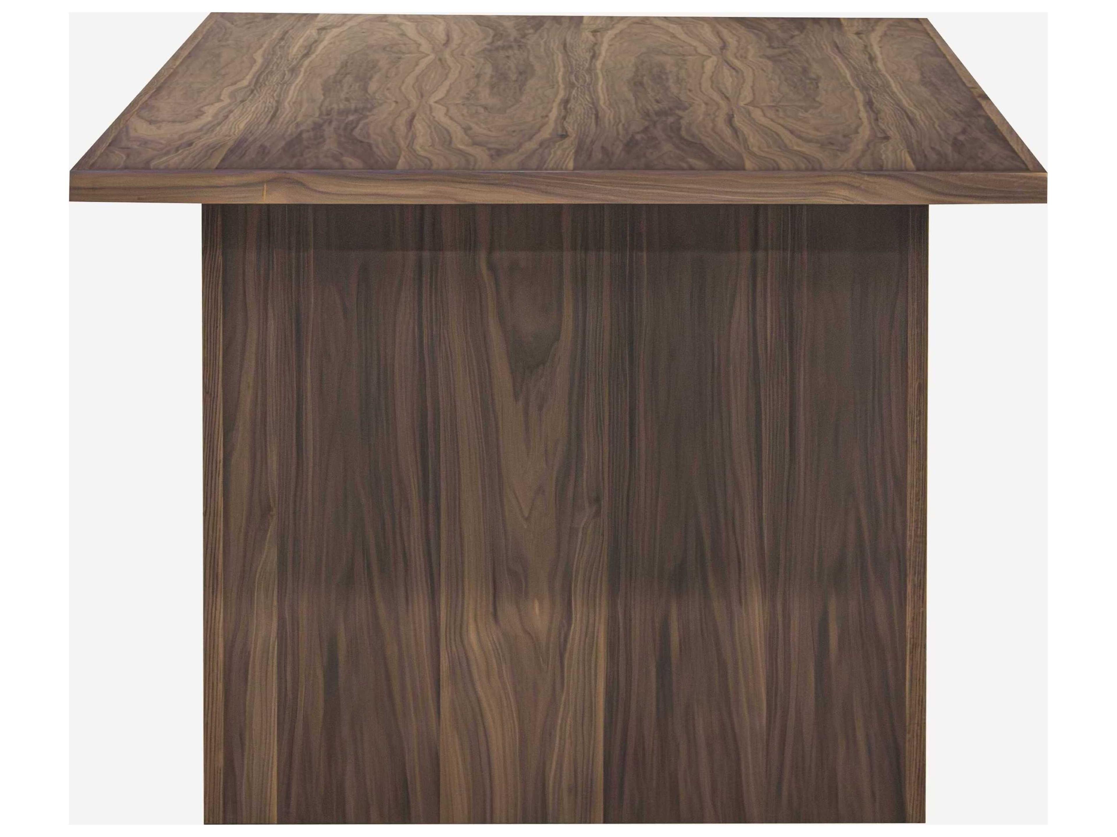 Union Home Tangent Rectangular Wood Natural Dining Table