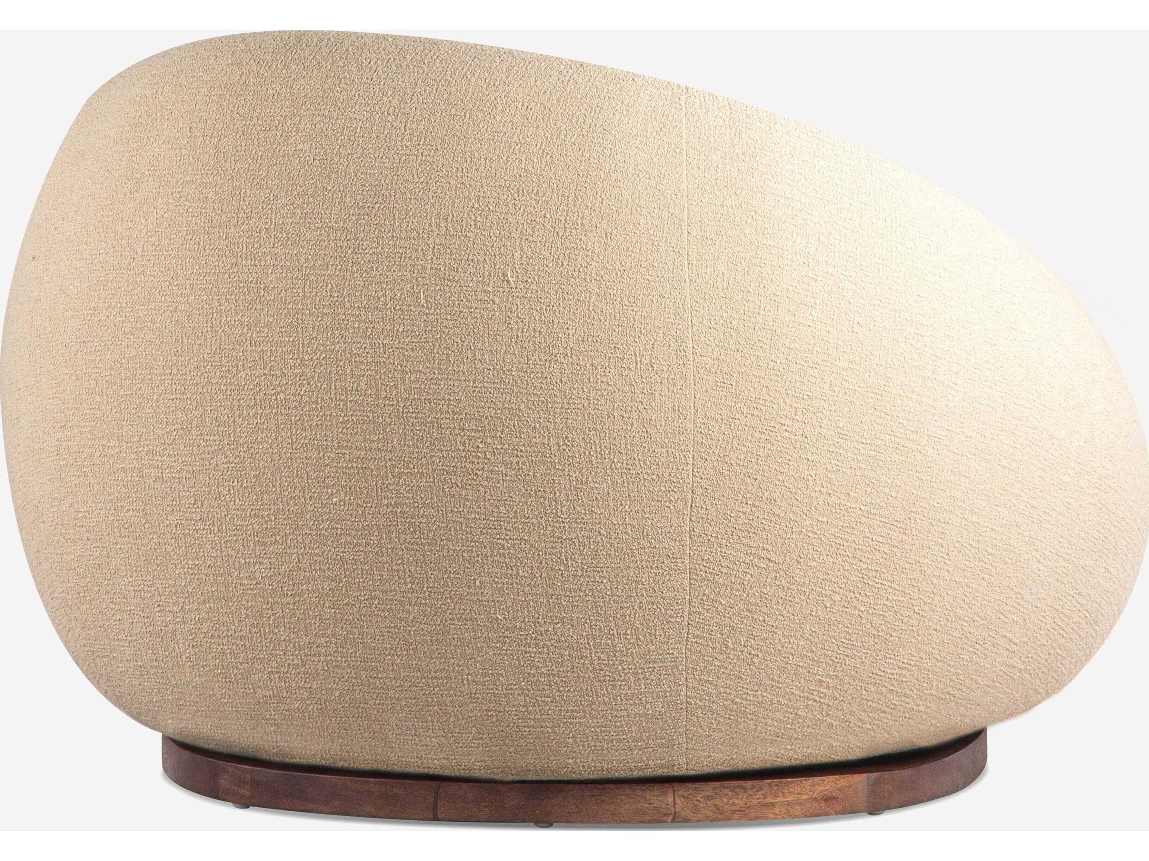 Union Home June Swivel Beige Accent Chair