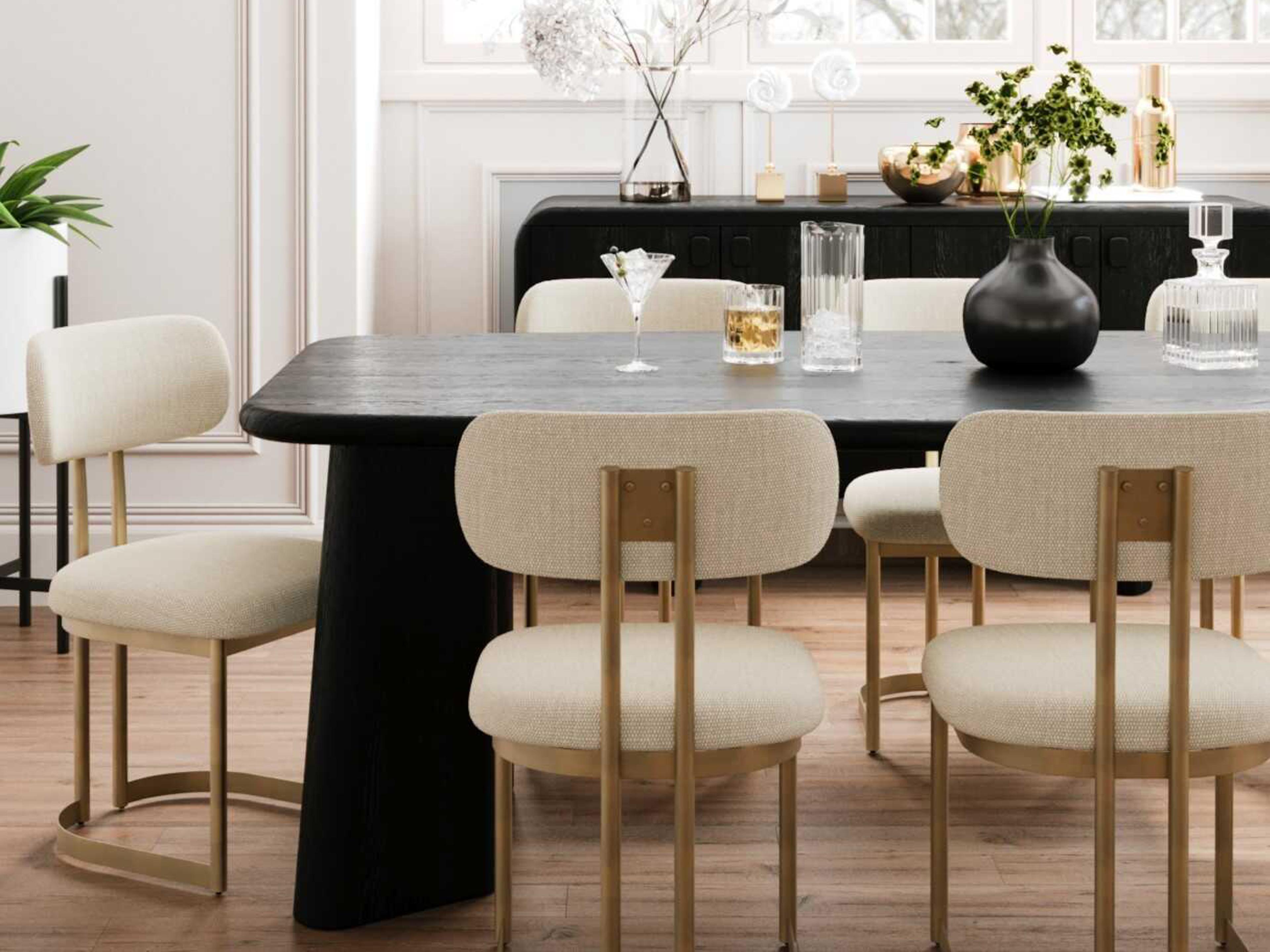 Laurel Oak Wood Dining Room Set