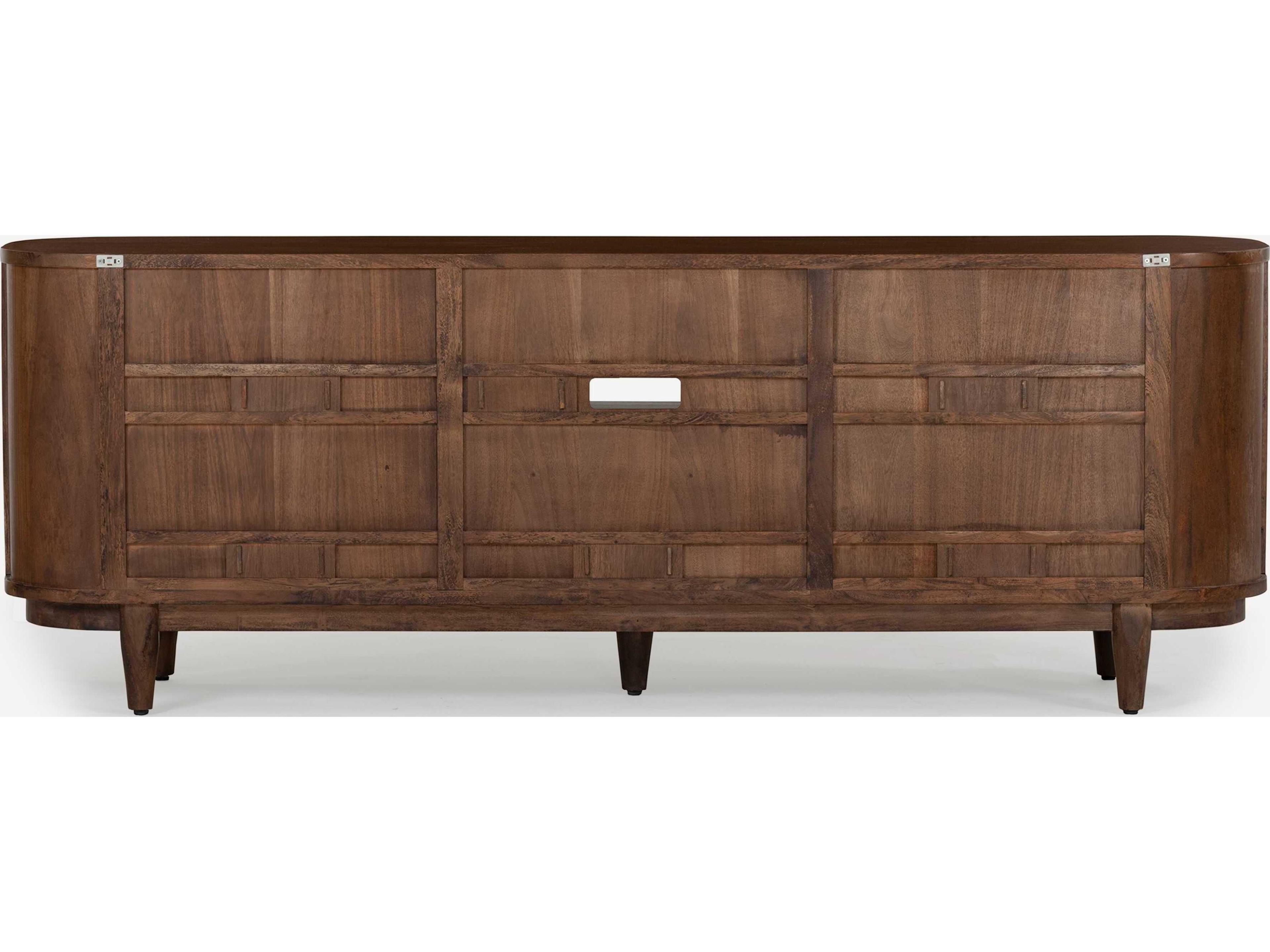 Union Home Canggu 84" Acacia Wood Porto Dark Media Console
