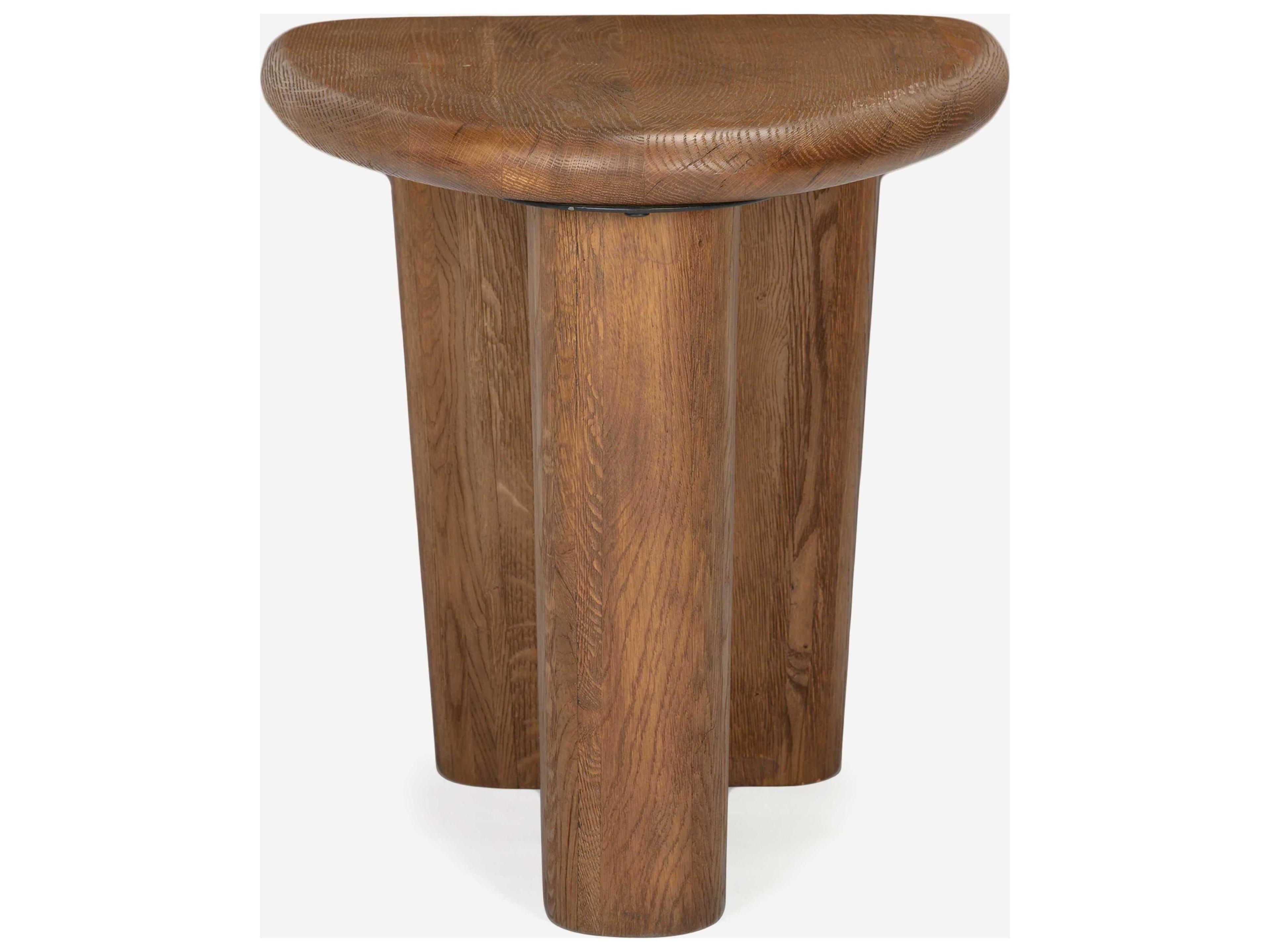 Union Home Laurel Wood Brown End Table