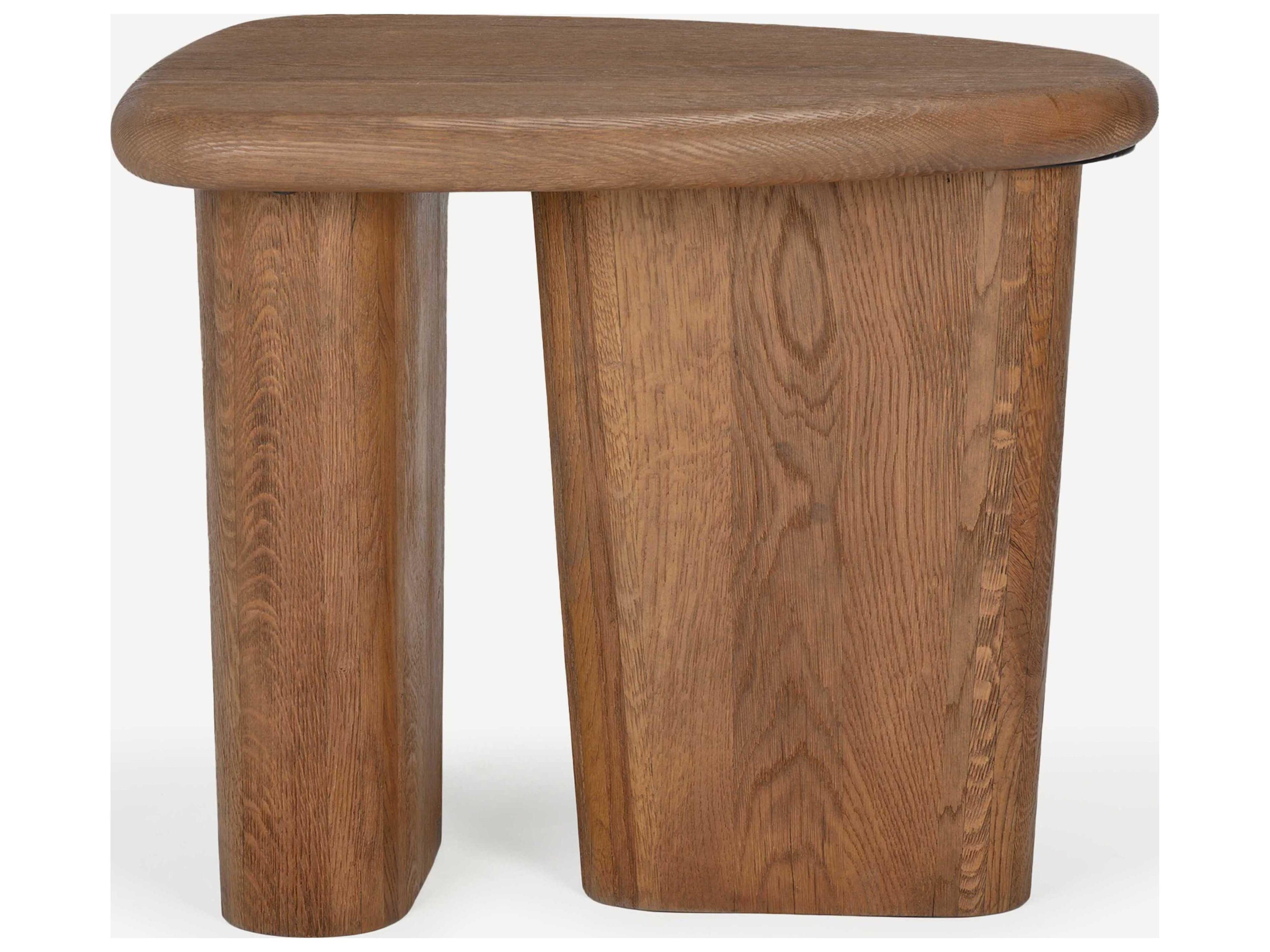 Union Home Laurel Wood Brown End Table