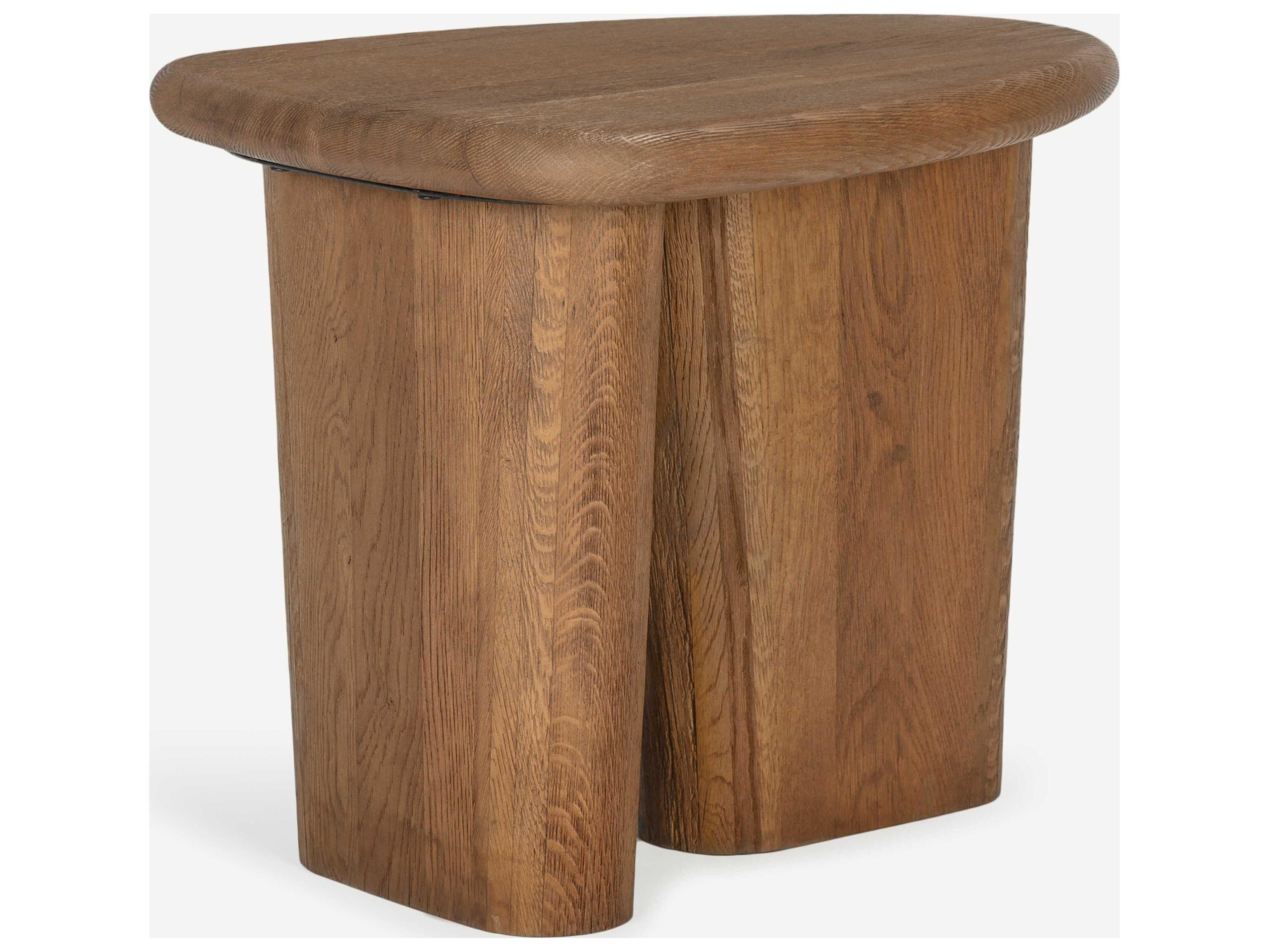 Union Home Laurel Wood Brown End Table