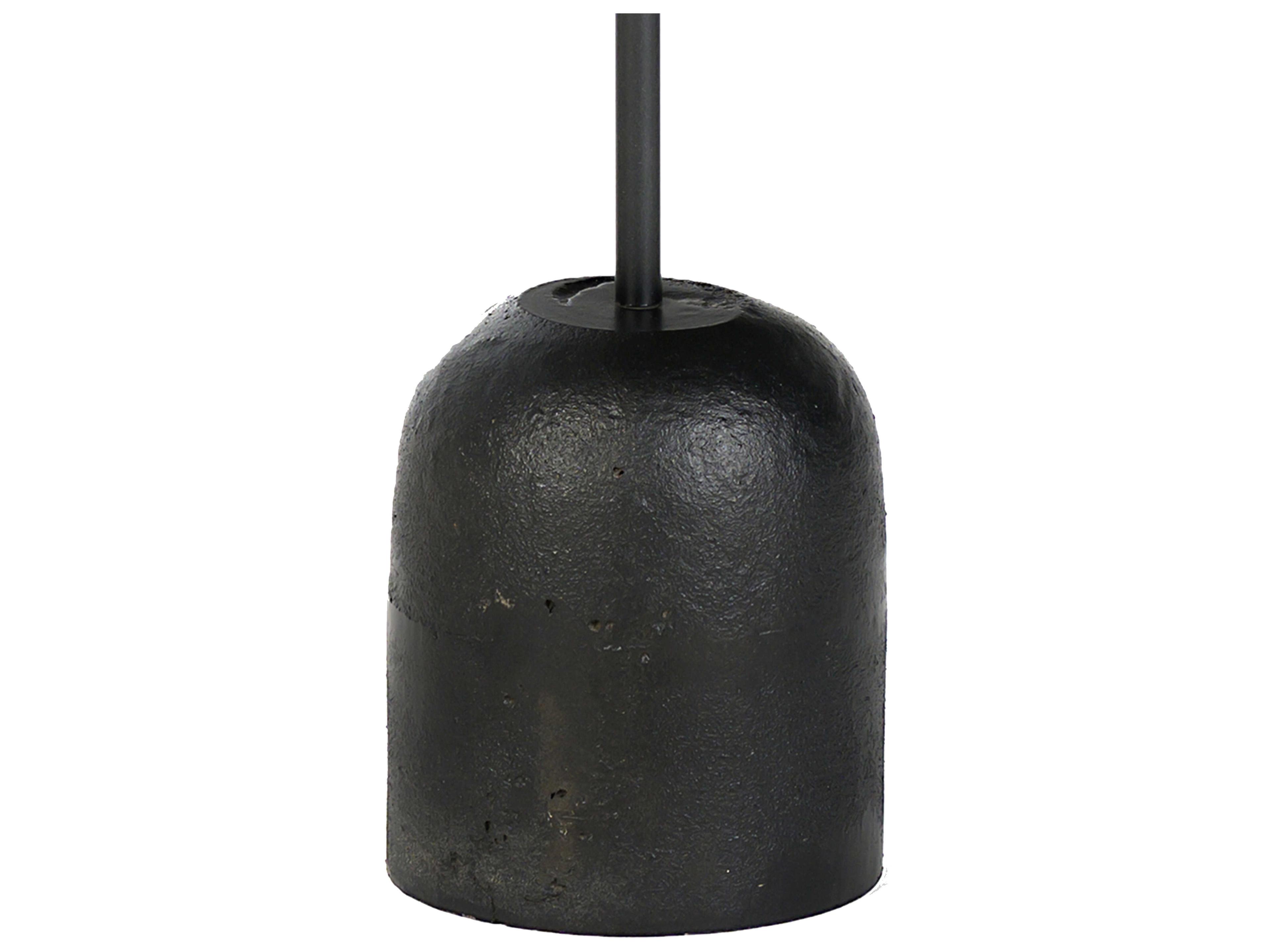 Union Home Cannon Round Metal Burnt Oil End Table