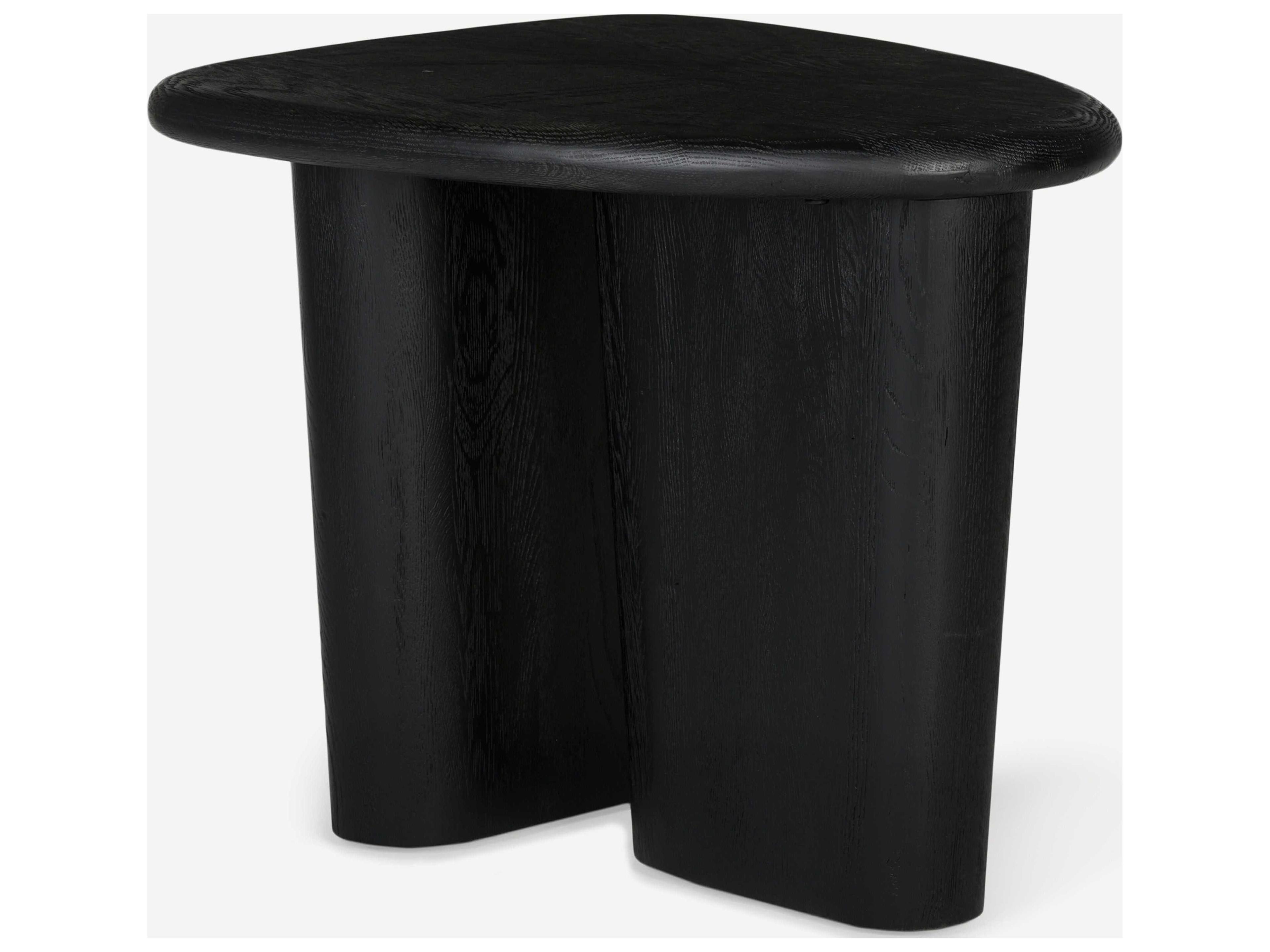 Laurel Wood Charcoal End Table