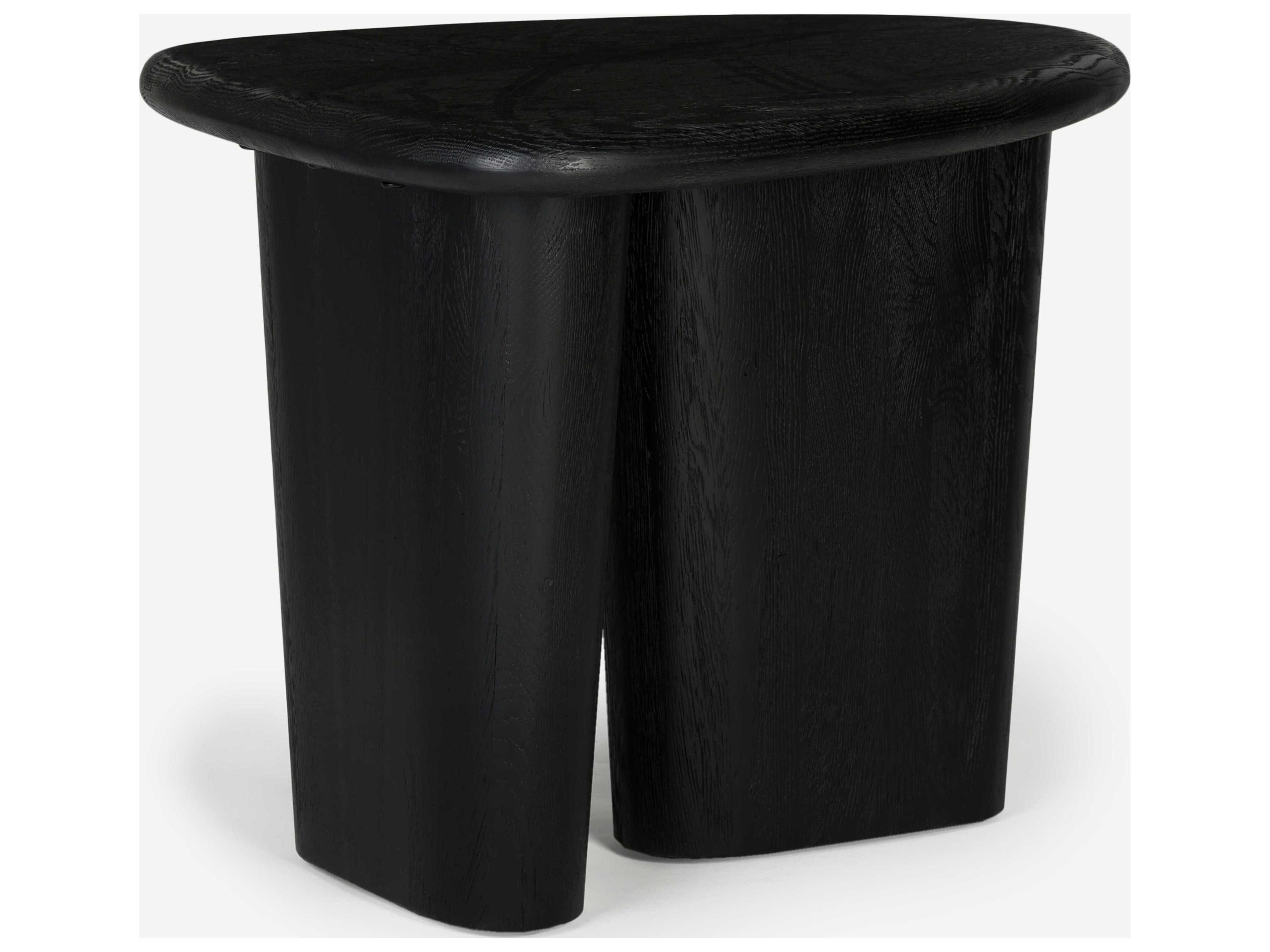 Union Home Laurel Wood Charcoal End Table