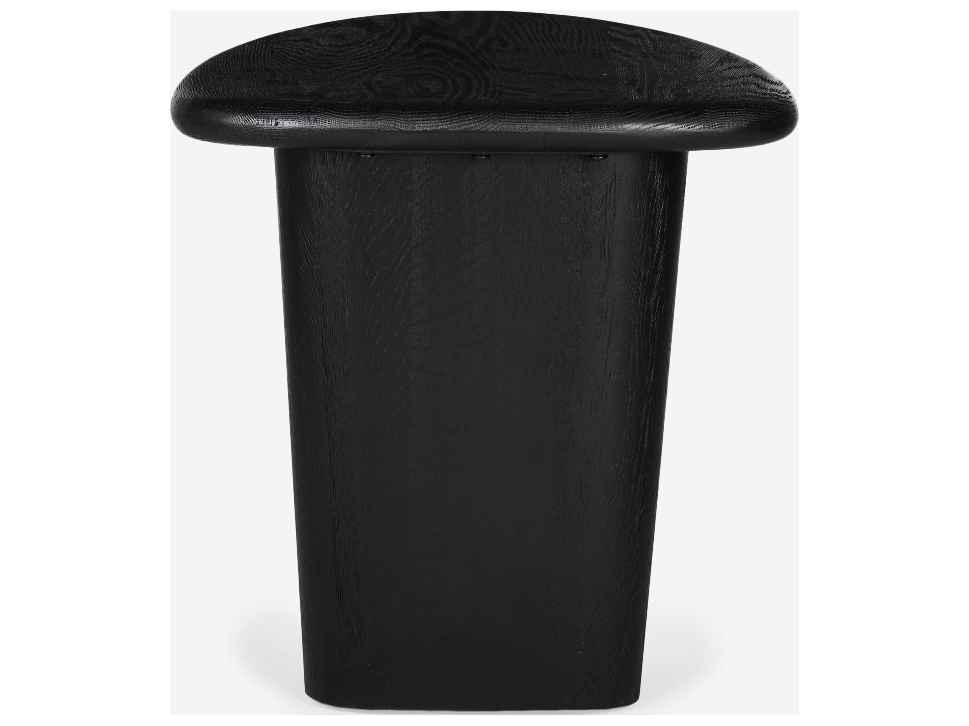 Union Home Laurel Wood Charcoal End Table