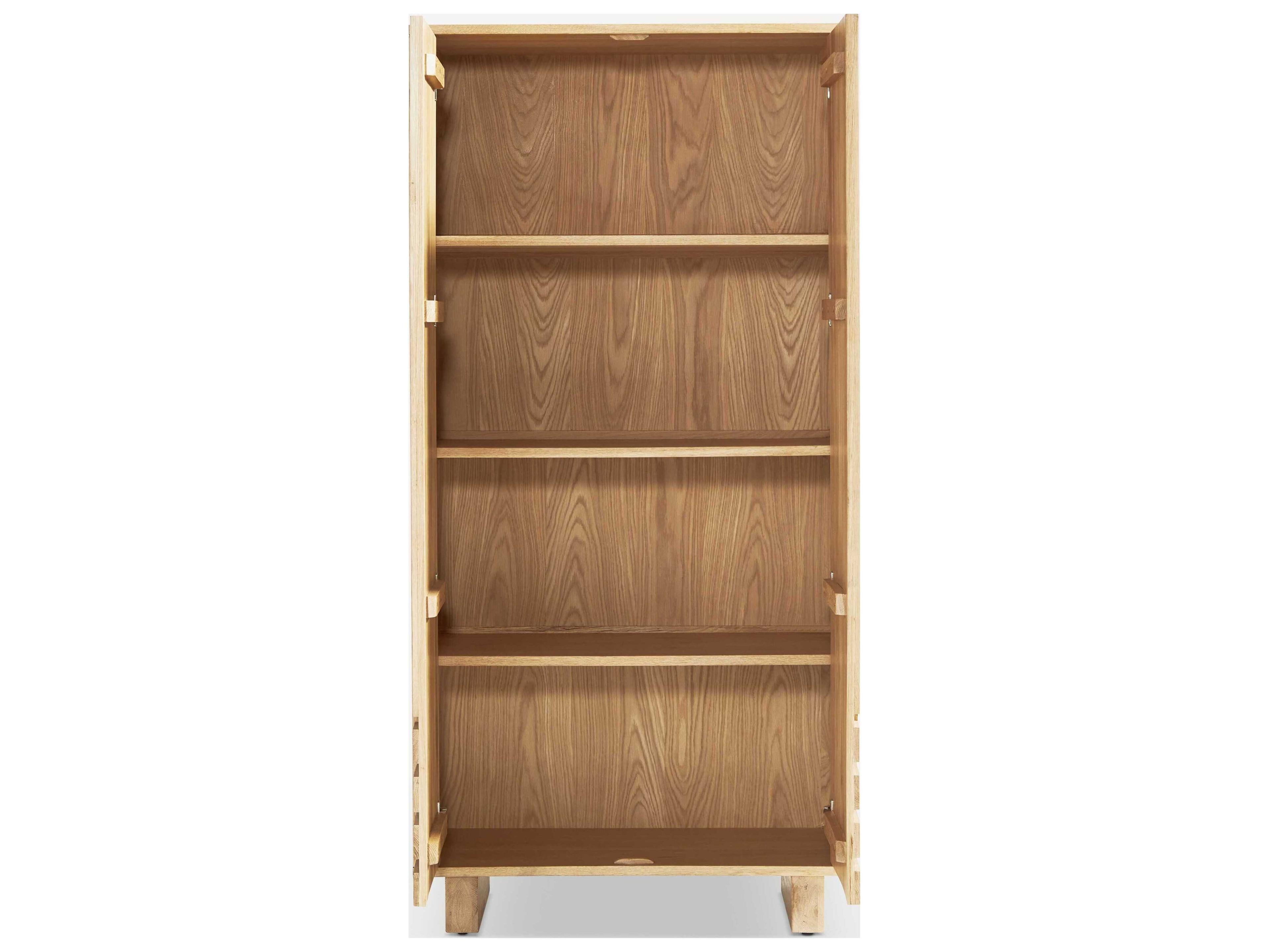 Union Home Array Natural Oak Wood Accent Cabinet