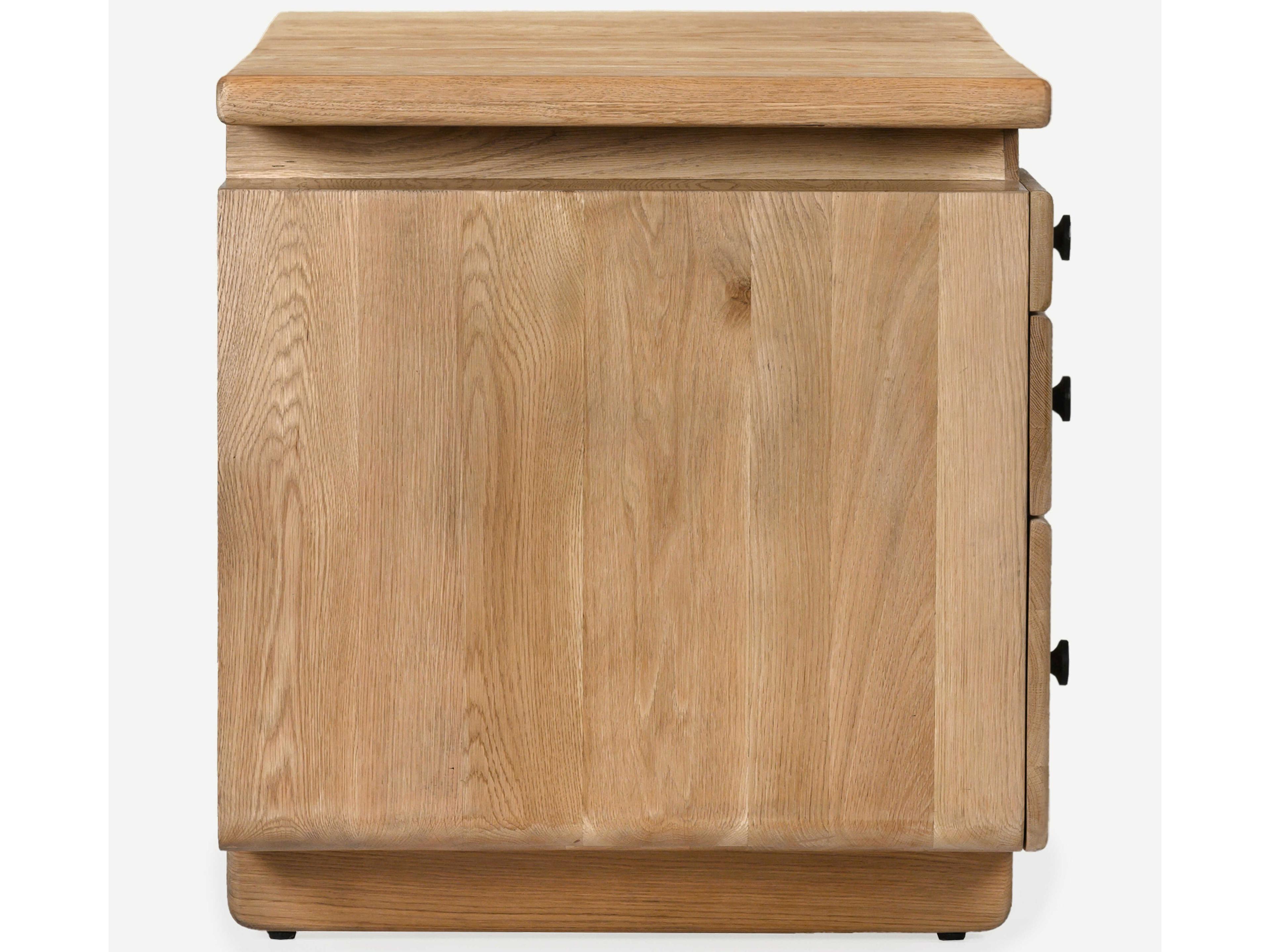 Union Home Current Natural Oak Wood Writing Desk