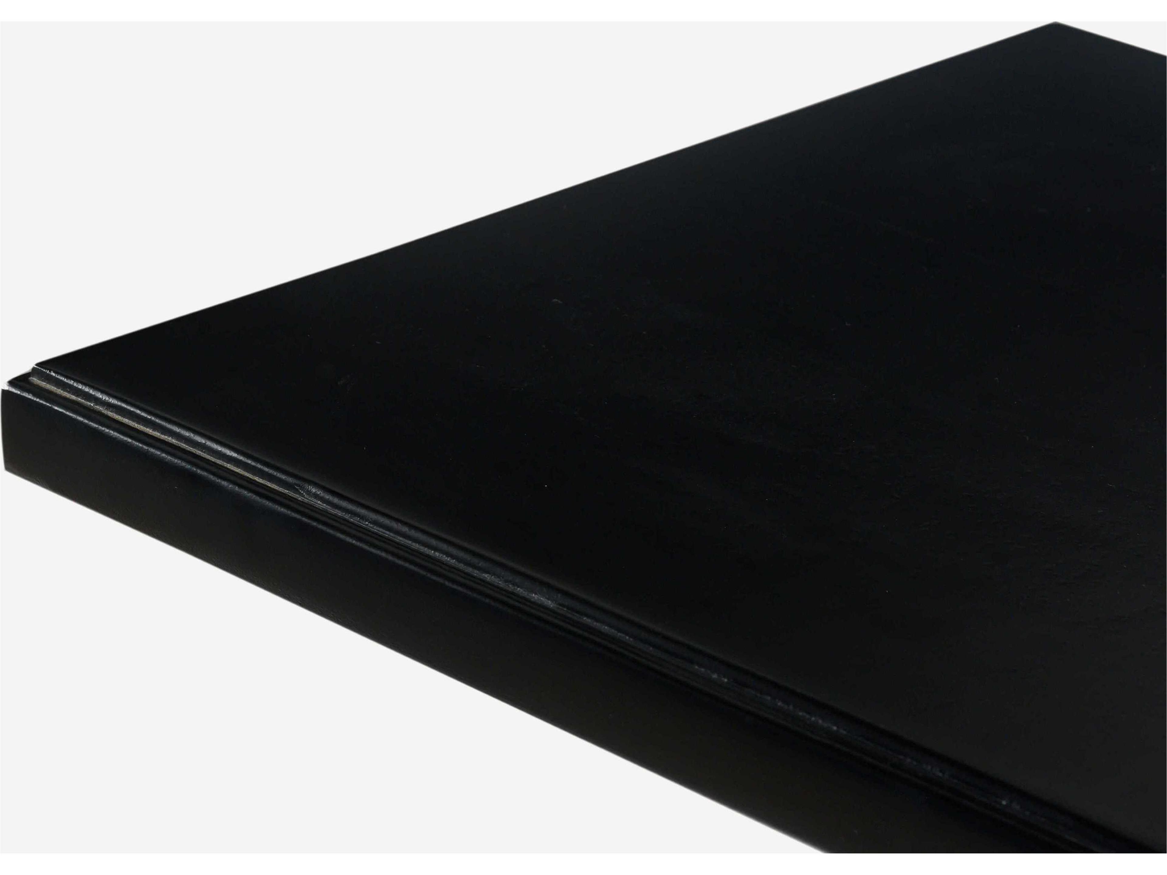 Union Home Range Rectangular Wood Charcoal Console Table