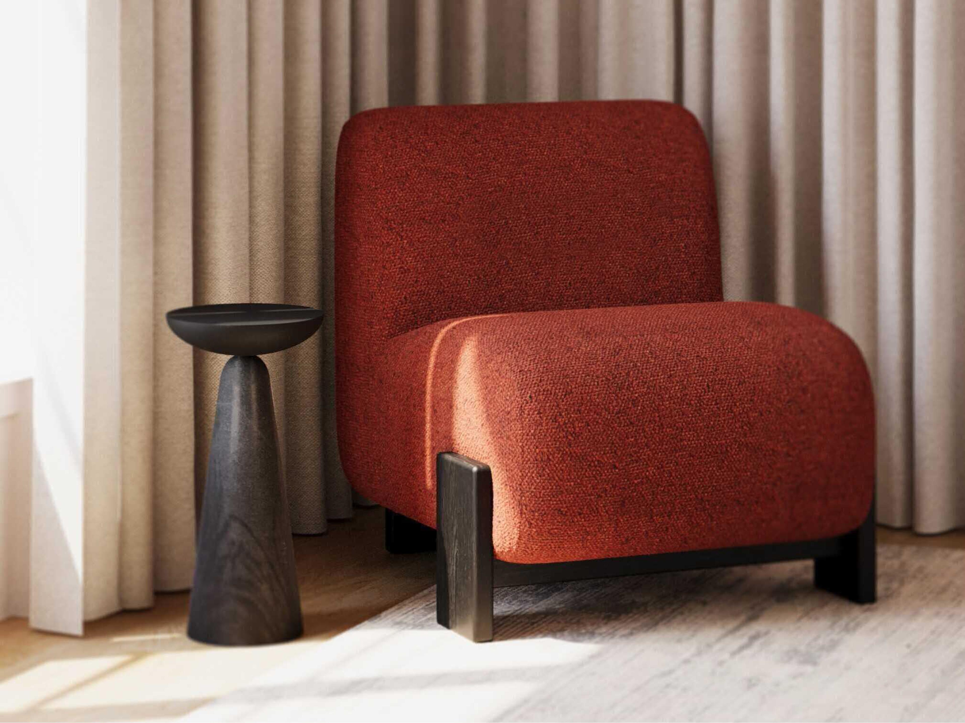 Union Home Hudson Orange Accent Chair