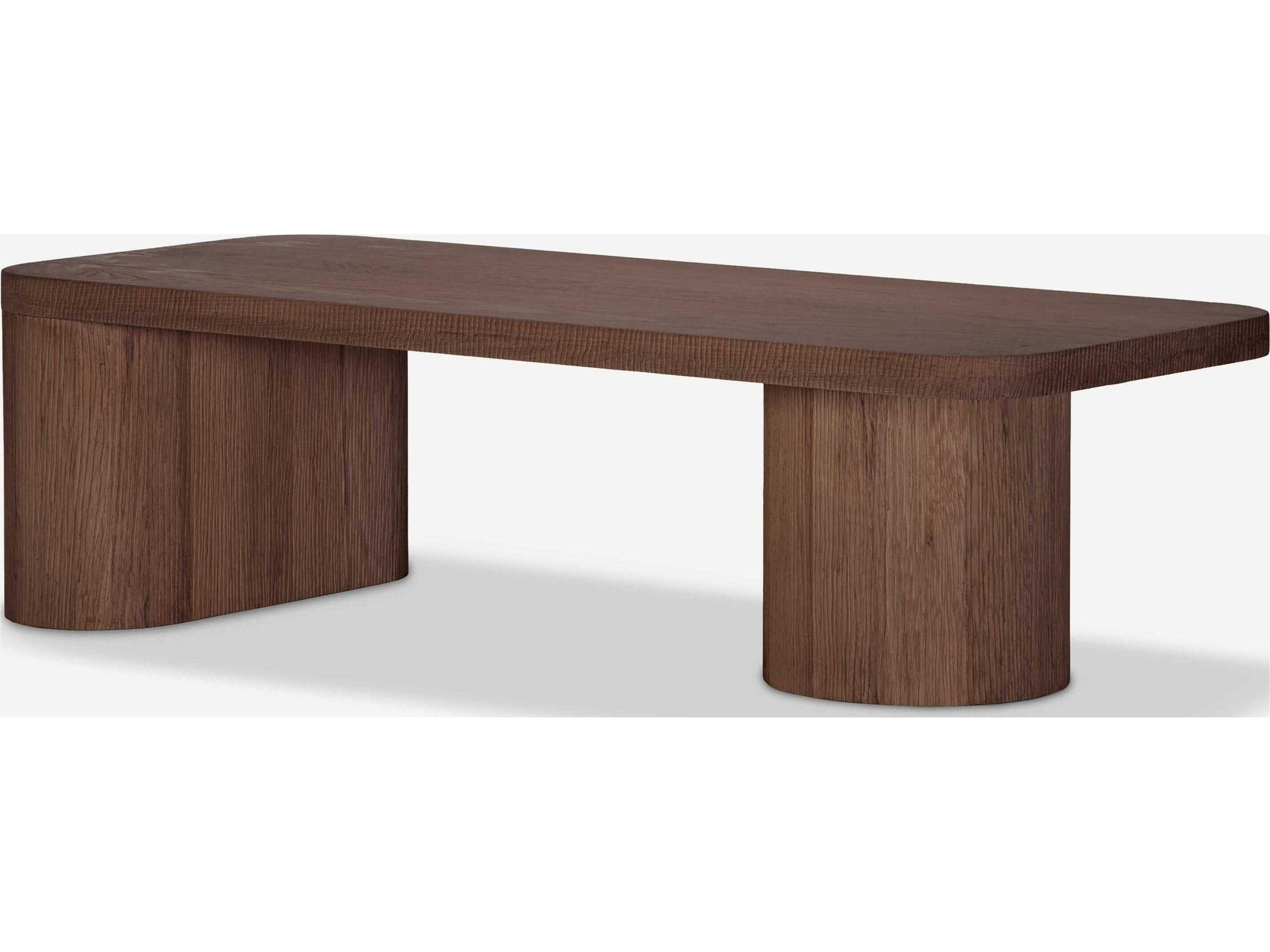 Mono Rectangular Wood Mud Brown Coffee Table